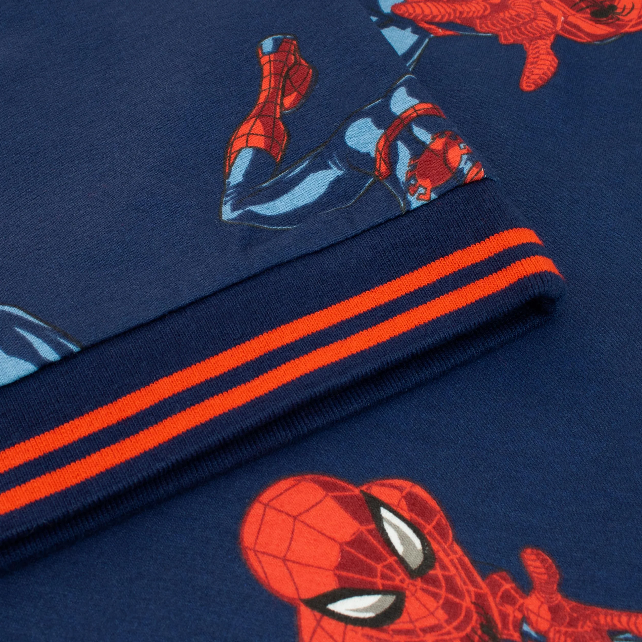 Komplet Spiderman od Marvel dla Chłopców | Bluza i Dresowe Spodnie dla Chłopców | Dres Spiderman dla Dzieci | Rozmiary od 2 do 12 lat | Oficjalna Odzież z Spidermanem Niebieski 128