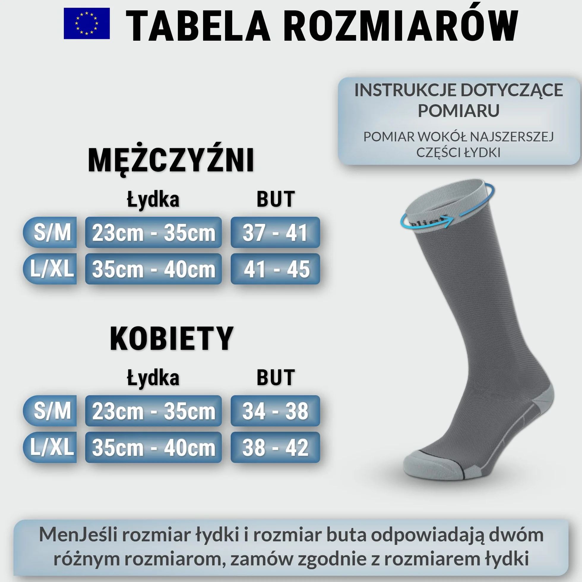 360 Relief Sportowe Skarpety Kompresyjne dla męskie i damskie - Skarpety Wspierające klasy 1 do biegania, samolotu, latania, siłowni - Skarpety Uciskowe 15-20 mmHg z siateczką do prania