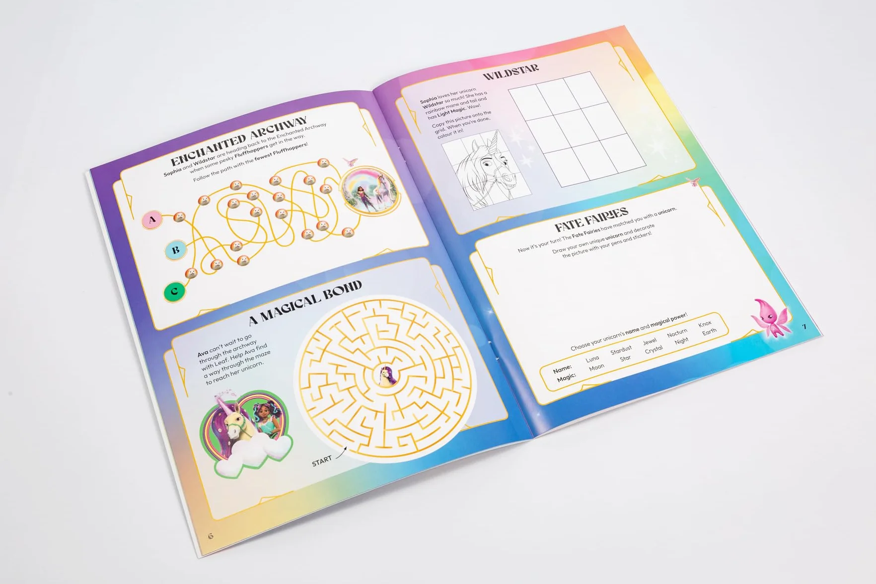 Unicorn Academy: Sticker Activity Book: with over 150 magical stickers