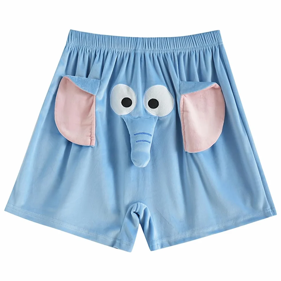 FGFD&OU Męskie i damskie spodenki od piżamy unisex śmieszne szorty oversize miękkie krótkie spodnie piżama krótkie spodnie letnie bermudy na co dzień zabawne prezenty