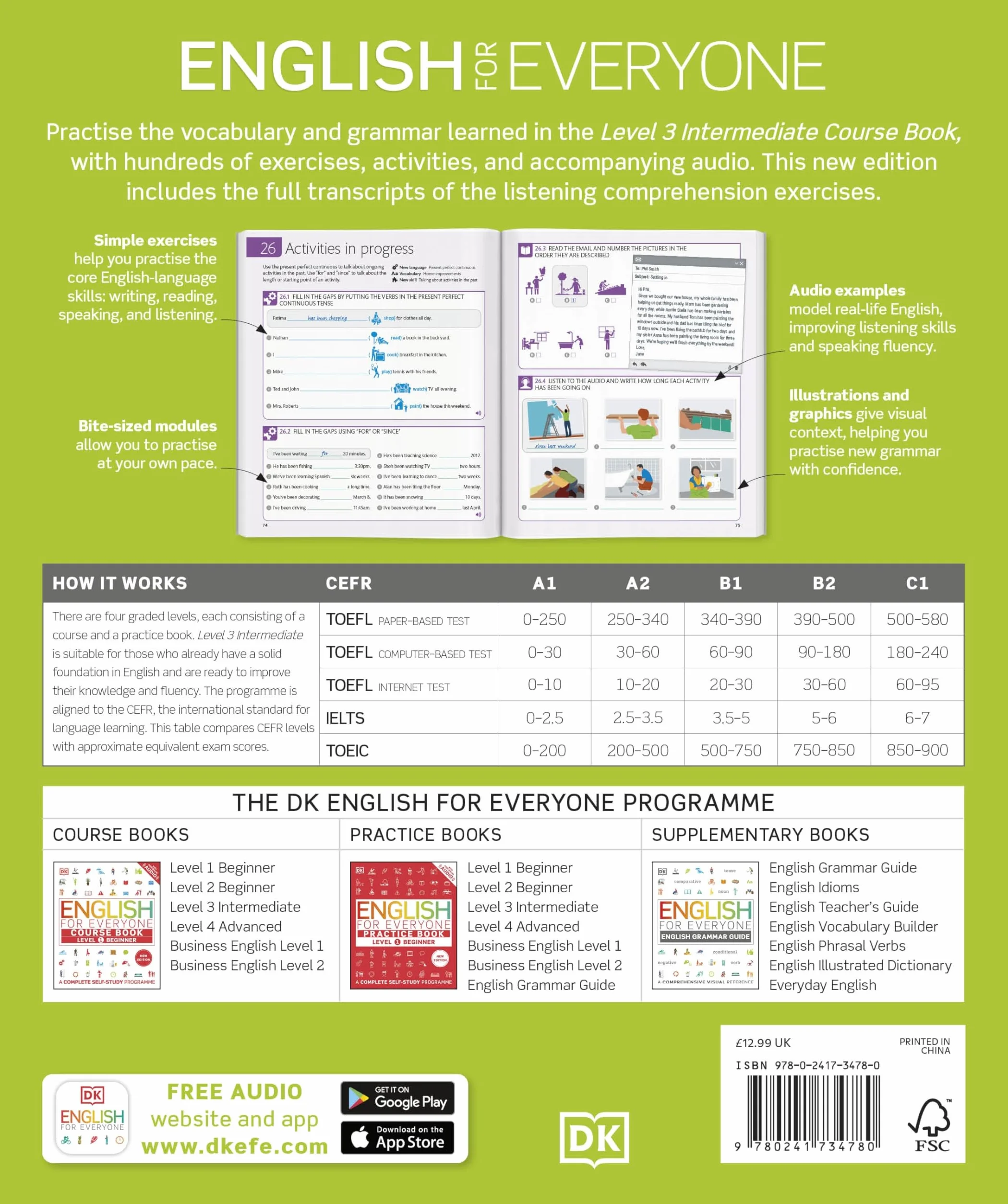 English for Everyone Practice Book Level 3 Intermediate: A Complete Self-Study Programme