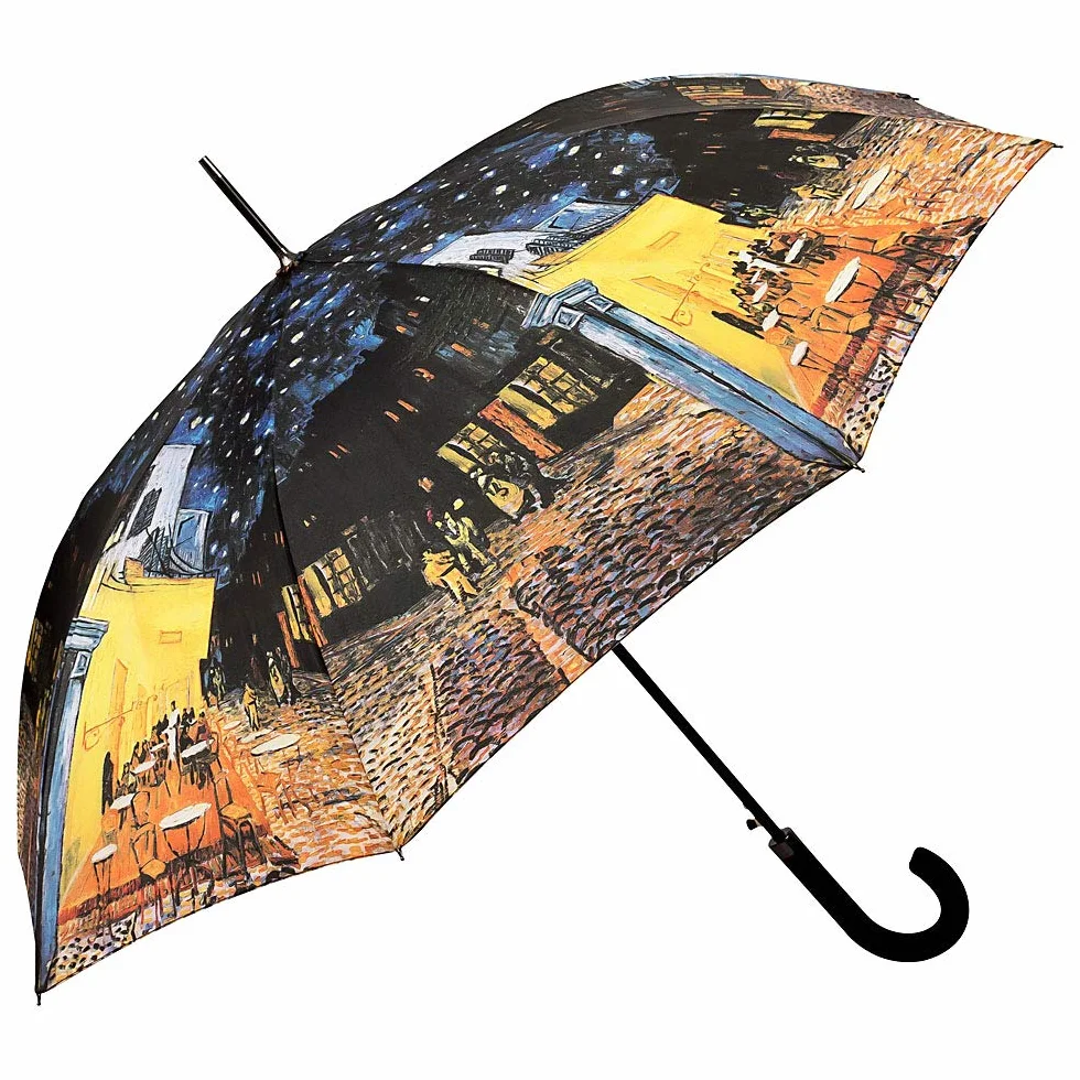 VON LILIENFELD Parasol automatyczny Vincent van Gogh nocna kawiarnia mężczyźni kobiety motyw