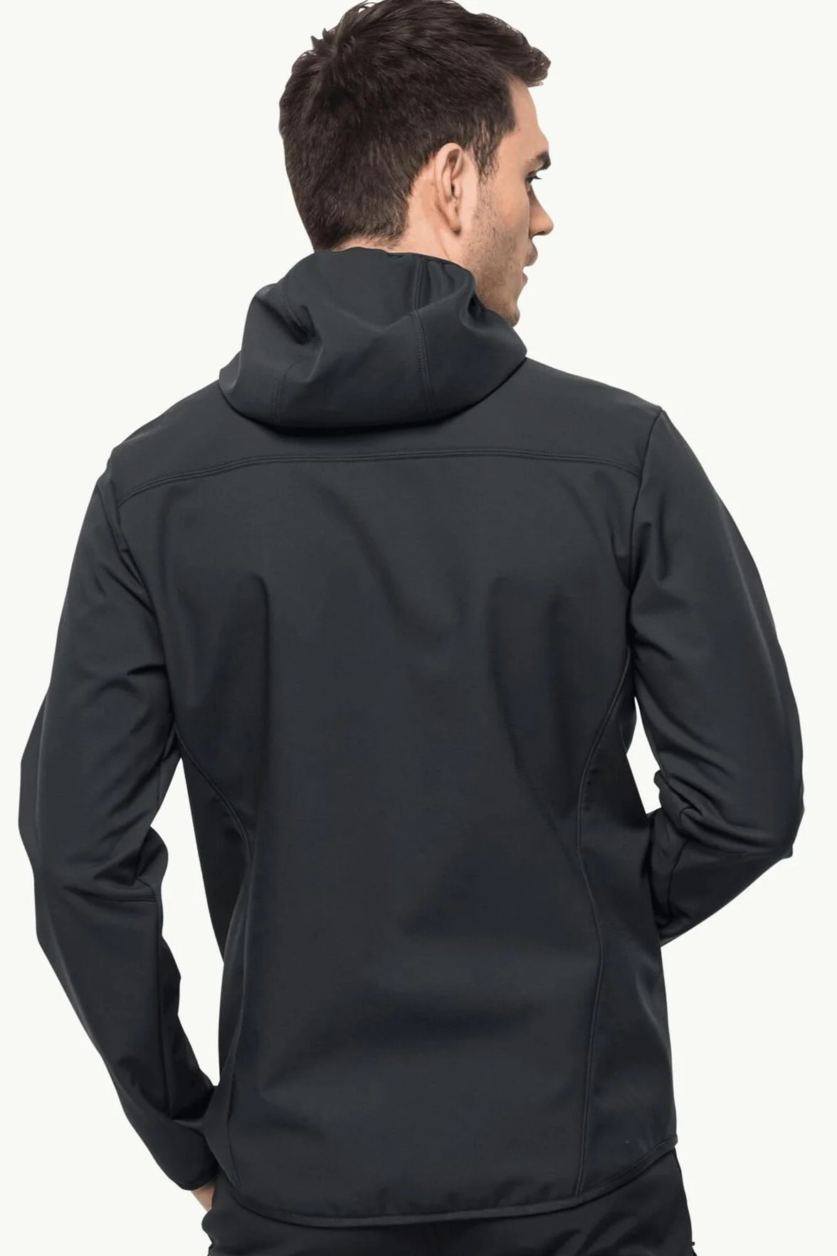 Jack Wolfskin Mężczyźni Bornberg Hoody Kurtka, Czarny, XL