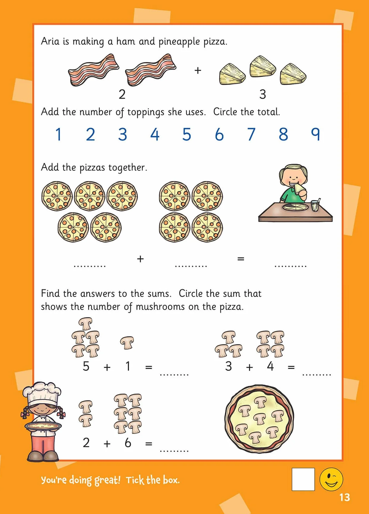 First Sums Activity Book for Ages 4-5 (Reception)
