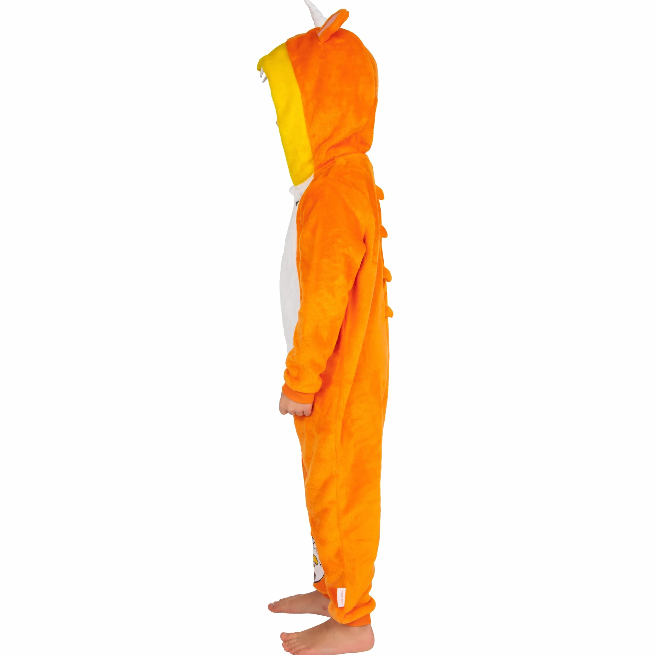 Zog Onesie Dla Chłopców Z Kapturem, Kostium Smoka Z 3D Uszami, Jednoczęściowa Piżama Dla Chłopców, Onesie Dzieci
