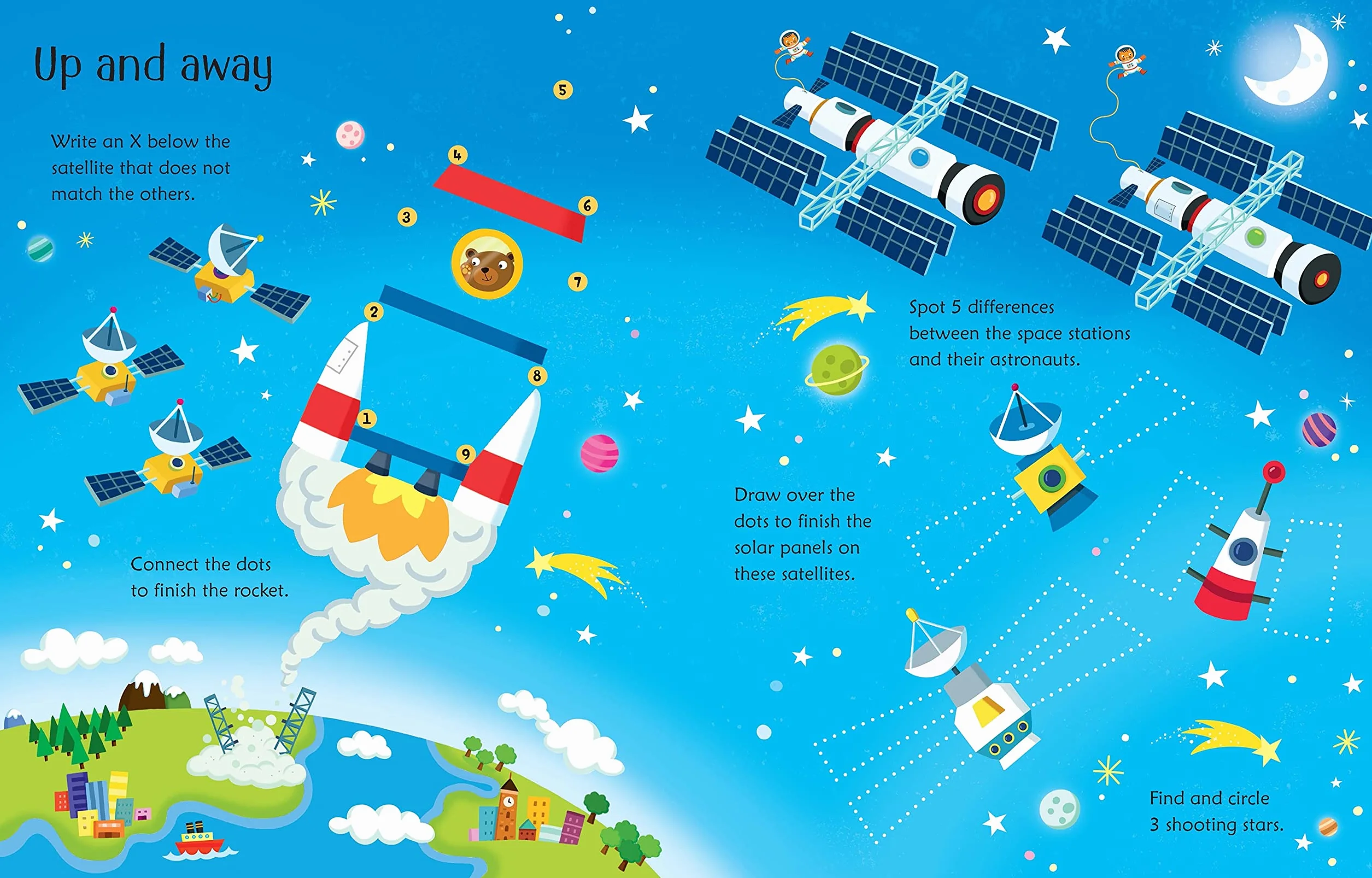Wipe-Clean Space Activities (Wipe-Clean Activities): 1