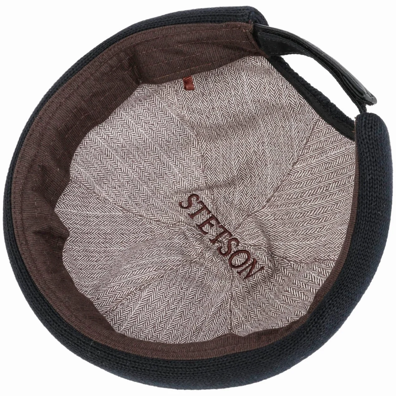 STETSON Czapka dokerka Gladki jednokolorowy Meski Jesien Zima