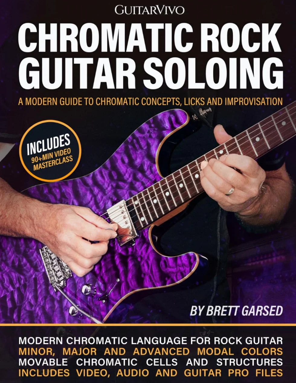 Chromatic Rock Guitar Soloing: A Modern Guide to Chromatic Concepts, Licks and Improvisation [Includes Video & Audio Downloads]