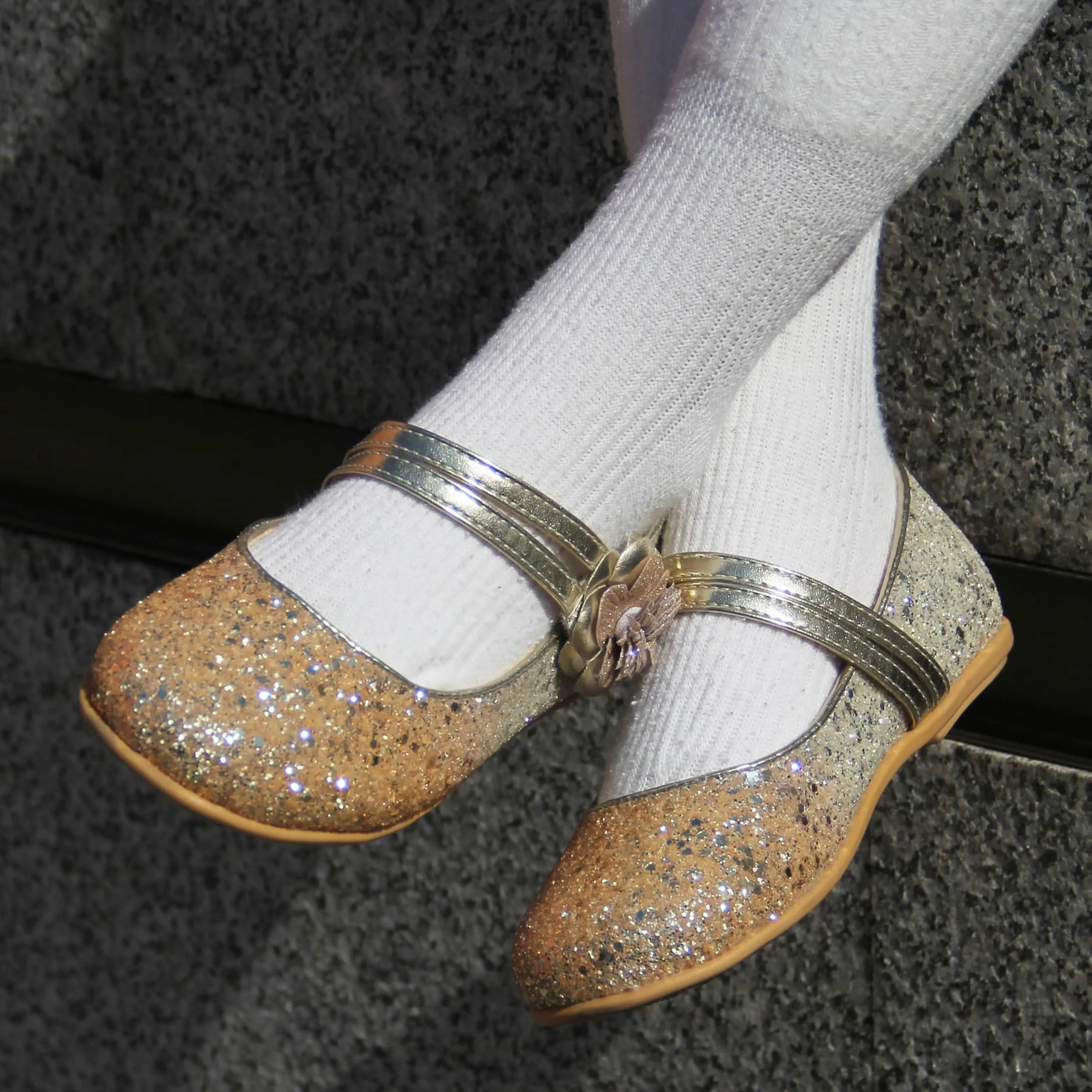 EIGHT KM Maluch Dziewczyny Sukienka Buty Mary Jane Mieszkania Księżniczka Buty ślubne Baletki