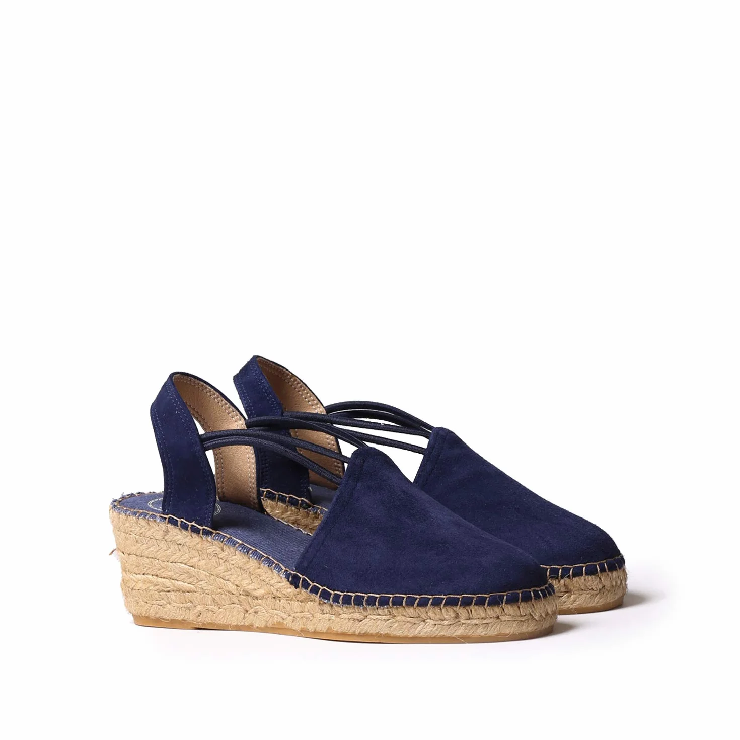 TONI PONS TREMP -Toni Pons women's wedge espadrille made of suede.