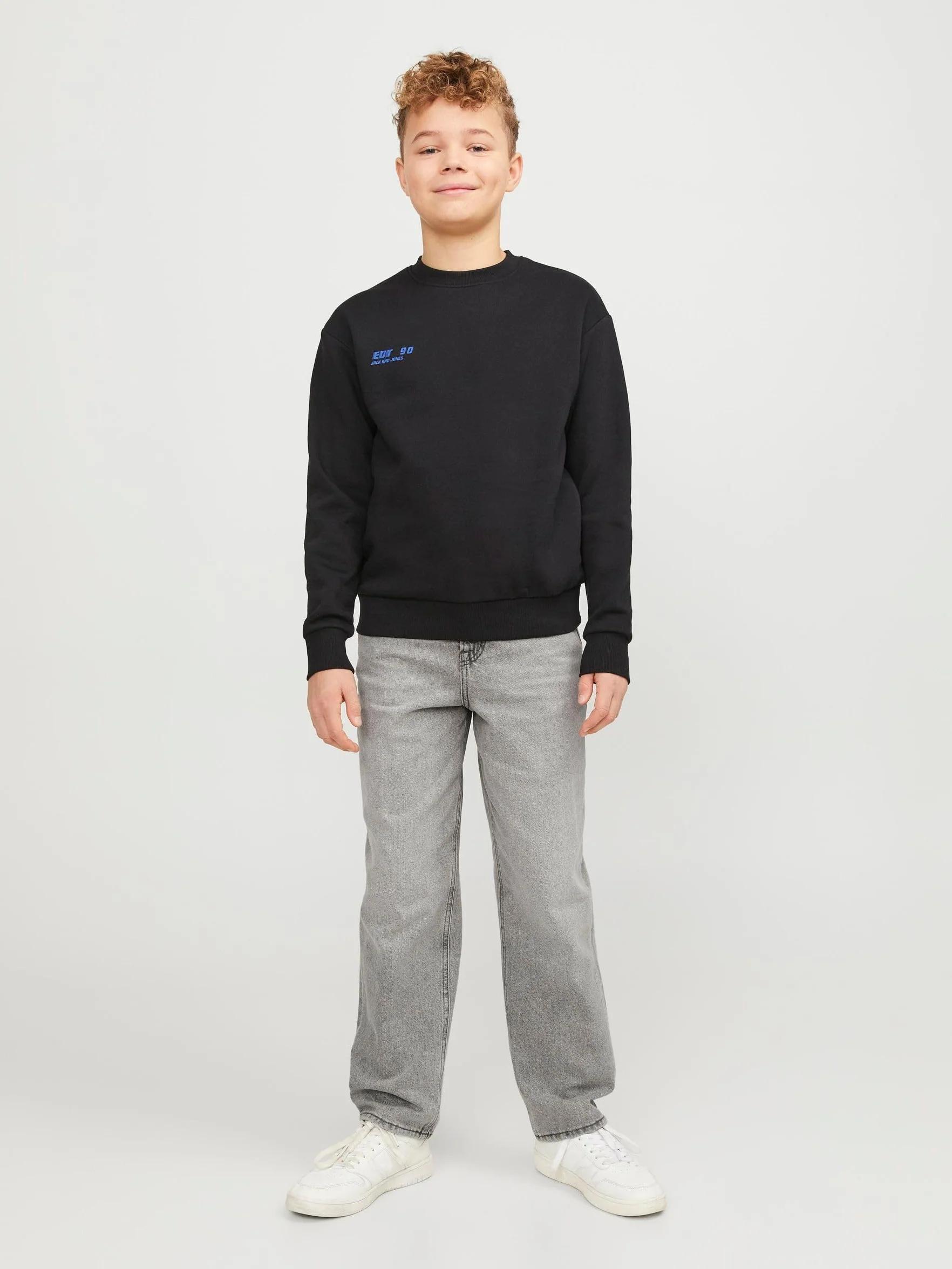 JACK & JONES Jjichris Jjoriginal Mf 928 Noos Jnr - spodnie jeansowe Chłopcy