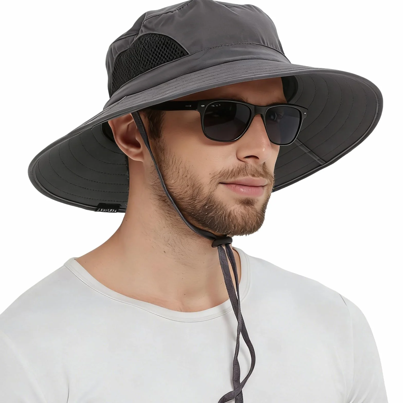 EINSKEY Kapelusz przeciwsłoneczny, z szerokim rondem, ochrona UV UPF 50+, wodoodporny, pakowany, typu bucket, unisex, dla mężczyzn i kobiet, na wędkowanie, wędrówki, plażę, ogród