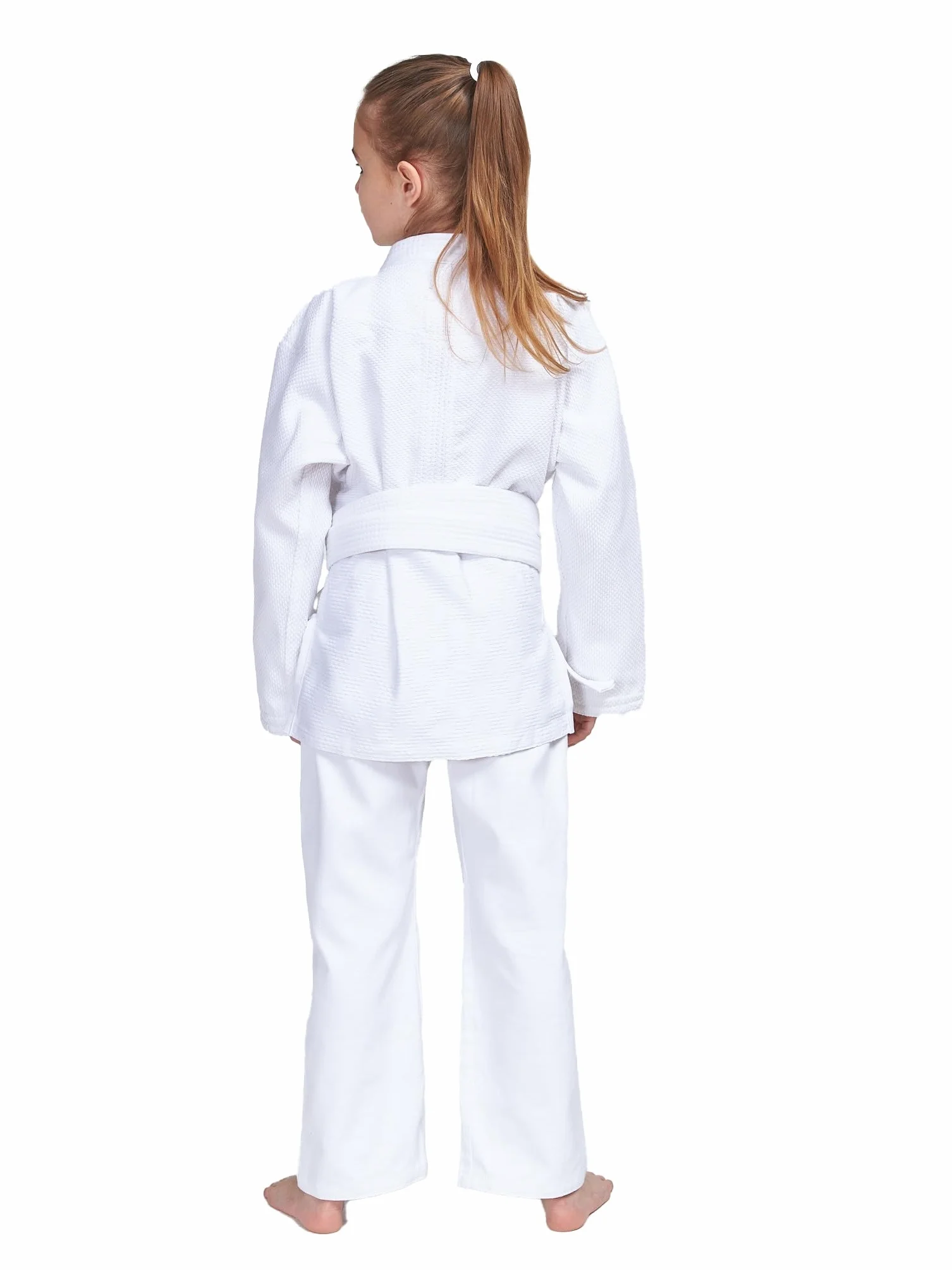 FIRUZ Kimono Standart, Judo-Gi Białe, 140 cm, splot podwójny 350 g/m²