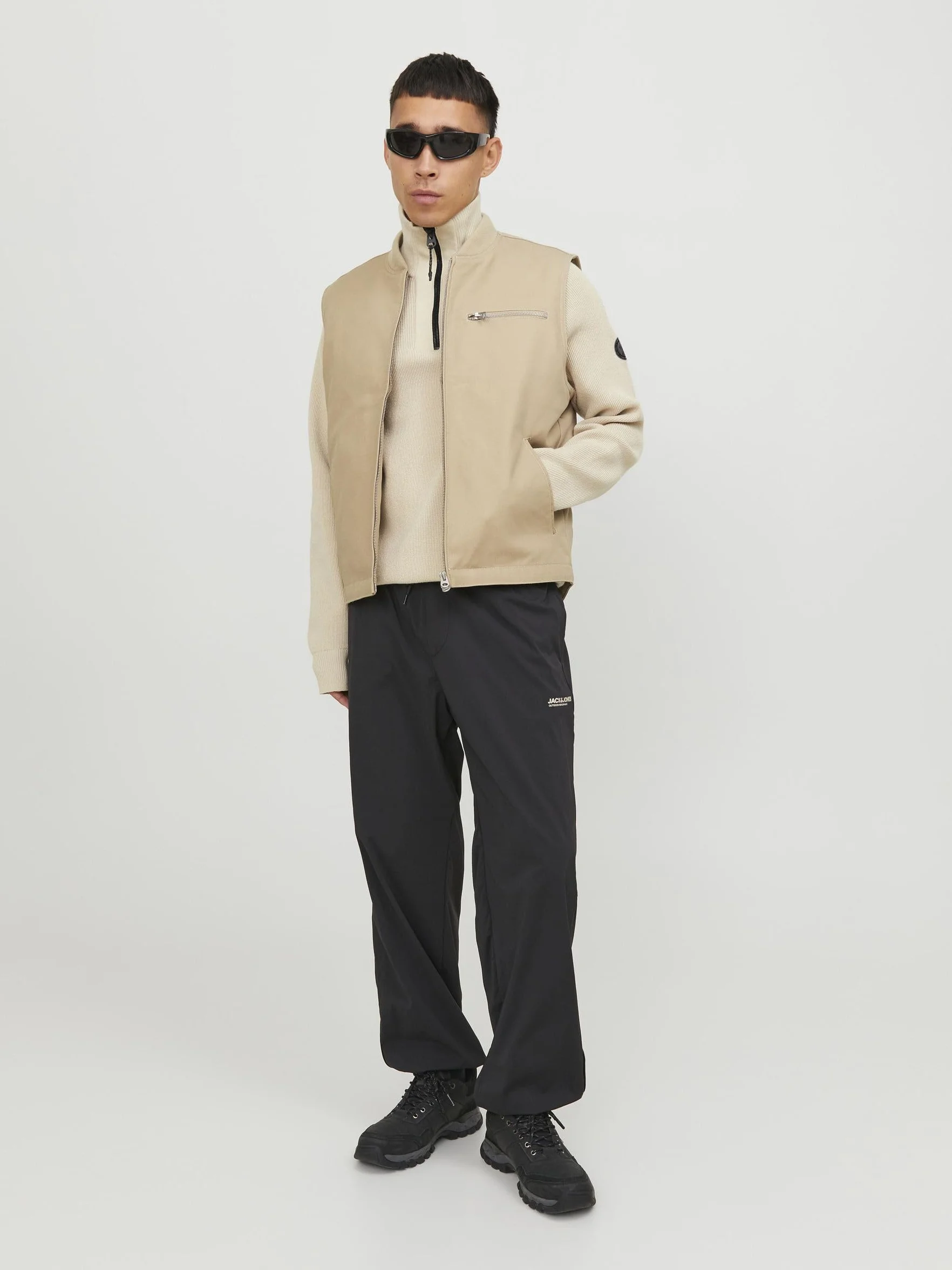 JACK&JONES Męska kamizelka JCOCOLLECTIVE Worker, Crockery, M, Crockery., M