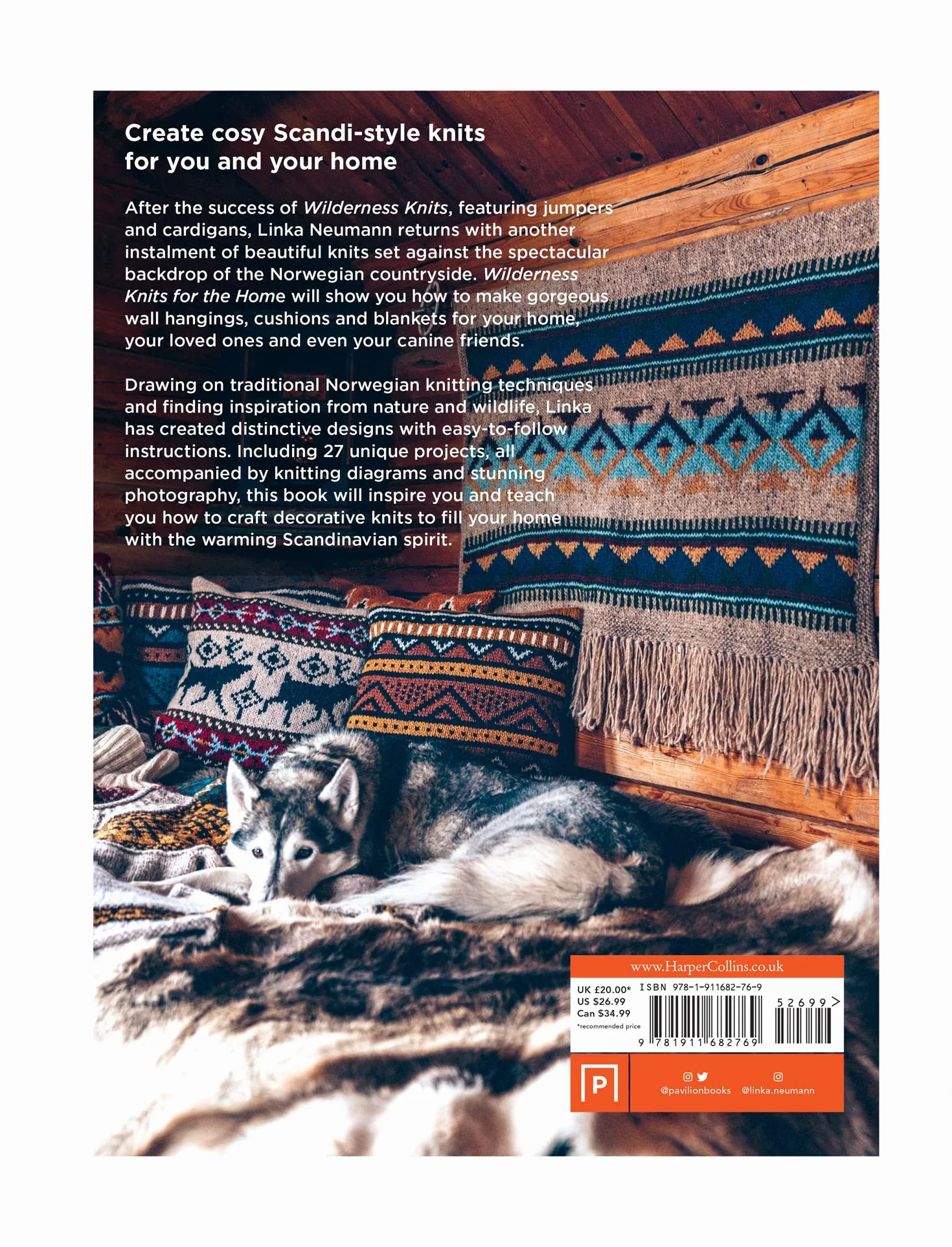Wilderness Knits for the Home: Unleash your creativity with step by step Scandinavian knits to keep you warm through the winter months