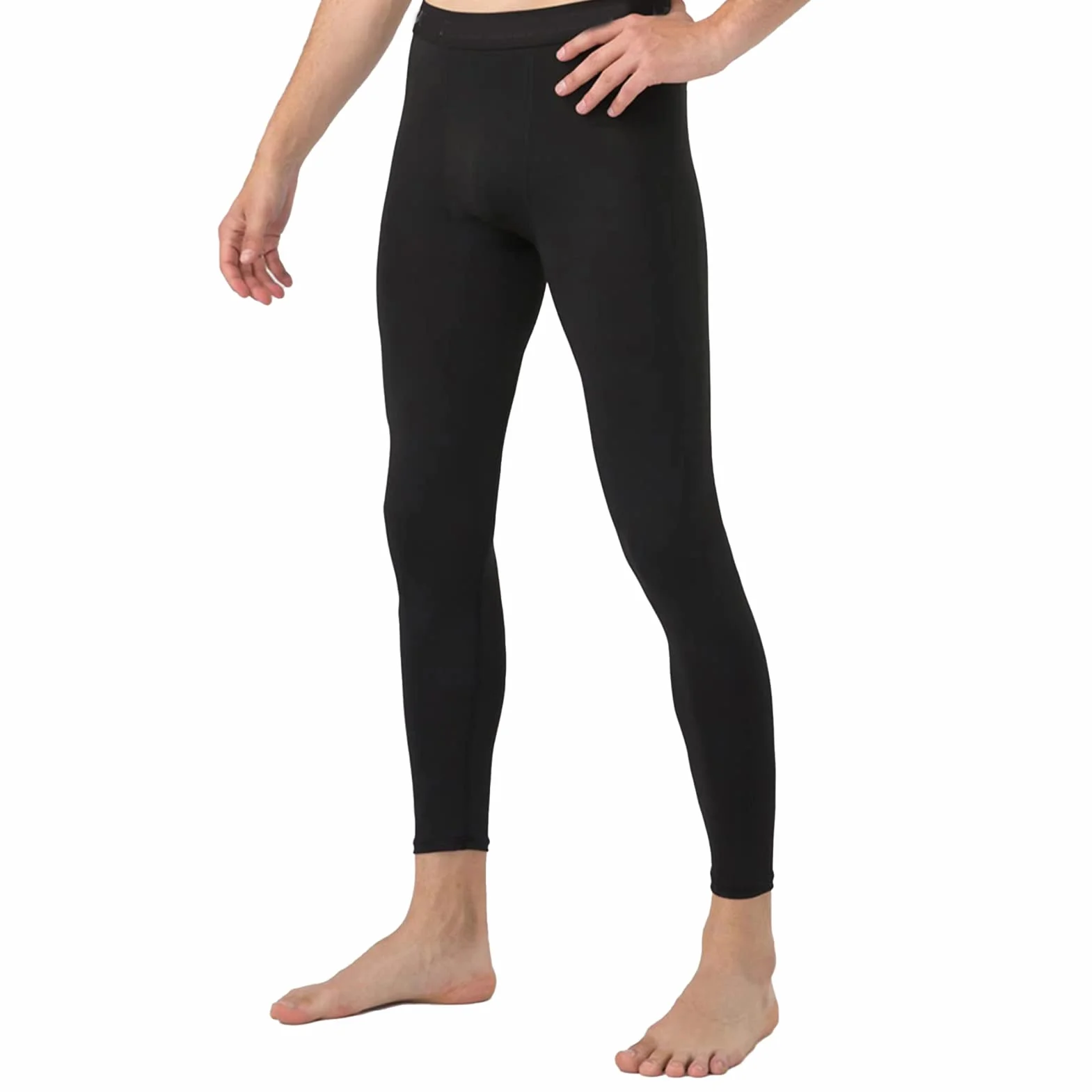 Męskie Obcisłe Legginsy, Męskie Legginsy Warstwa Podstawowa Dolna część do Biegania, Treningu Sportowego, Jogi, Koszykówki