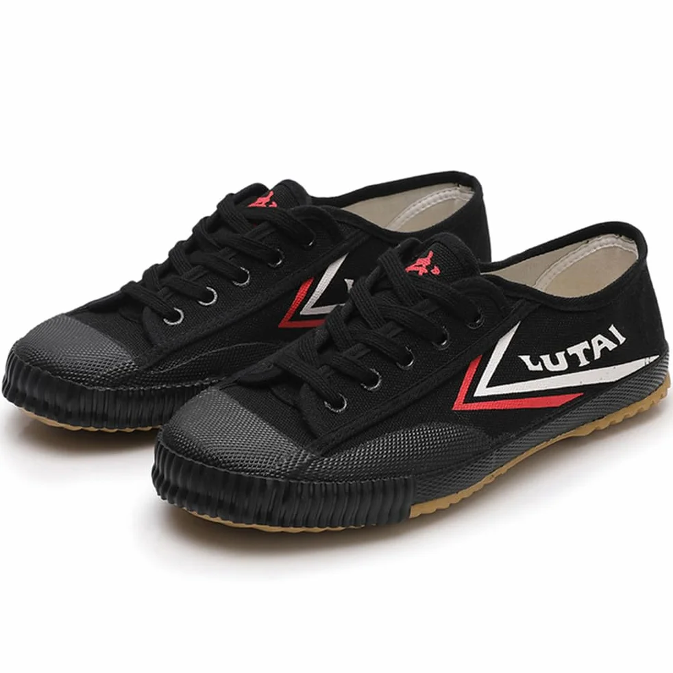 Buty do sztuk walki Unisex Tai-Chi Sneakers Shaolin Monk Buty do sztuk walki Moda Qigong Trainerss,Black,40 EU