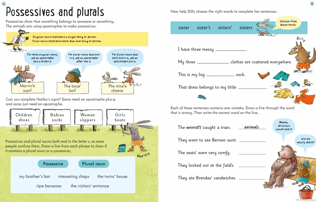 Usborne Workbooks Grammar and Punctuation 8-9