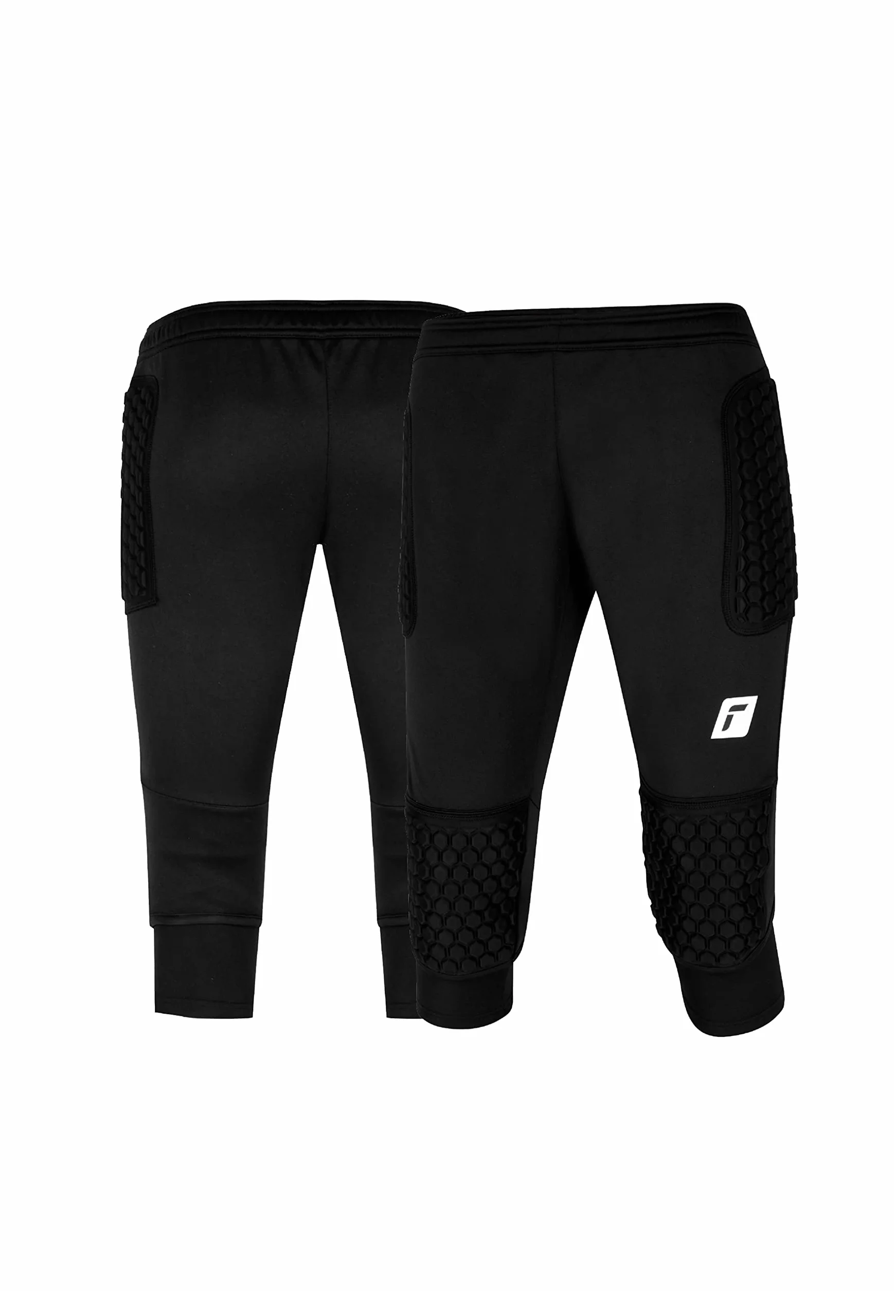 Reusch Goalkeeper Contest 3/4 Short Advance Junior - Dziecięce spodnie bramkarskie piłkarskie, wyściełane Chłopcy