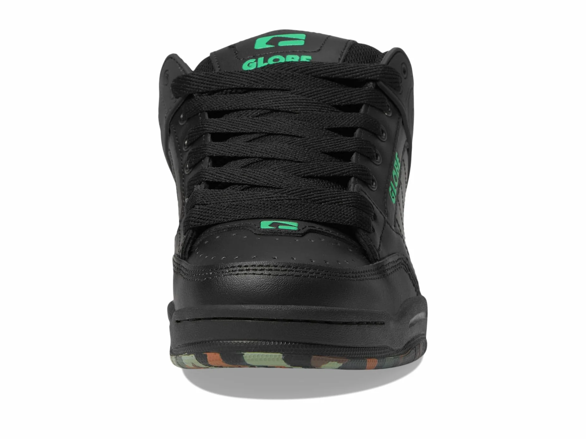 Męskie buty skate - profesjonalne buty do deskorolki Tilt - czarny/zielony/mozaikowy