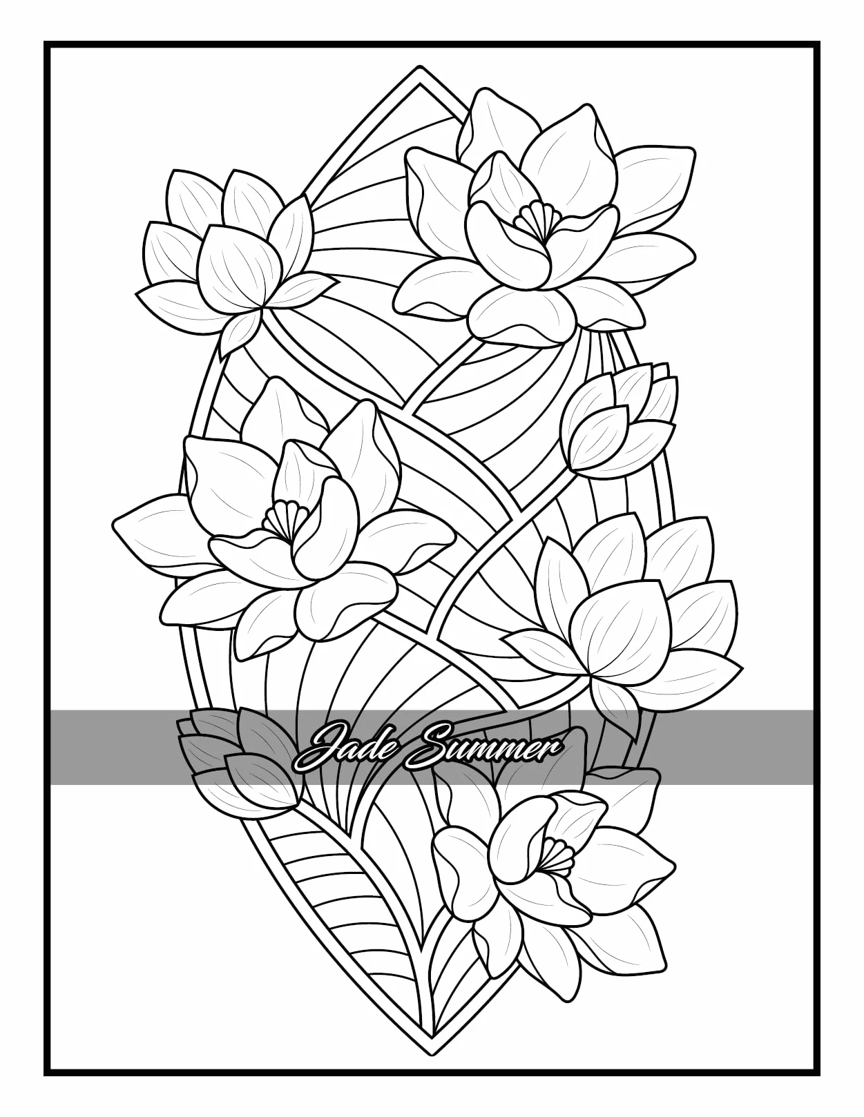 100 Flowers: Adult Coloring Book with Bouquets, Wreaths, Swirls, Patterns, Decorations