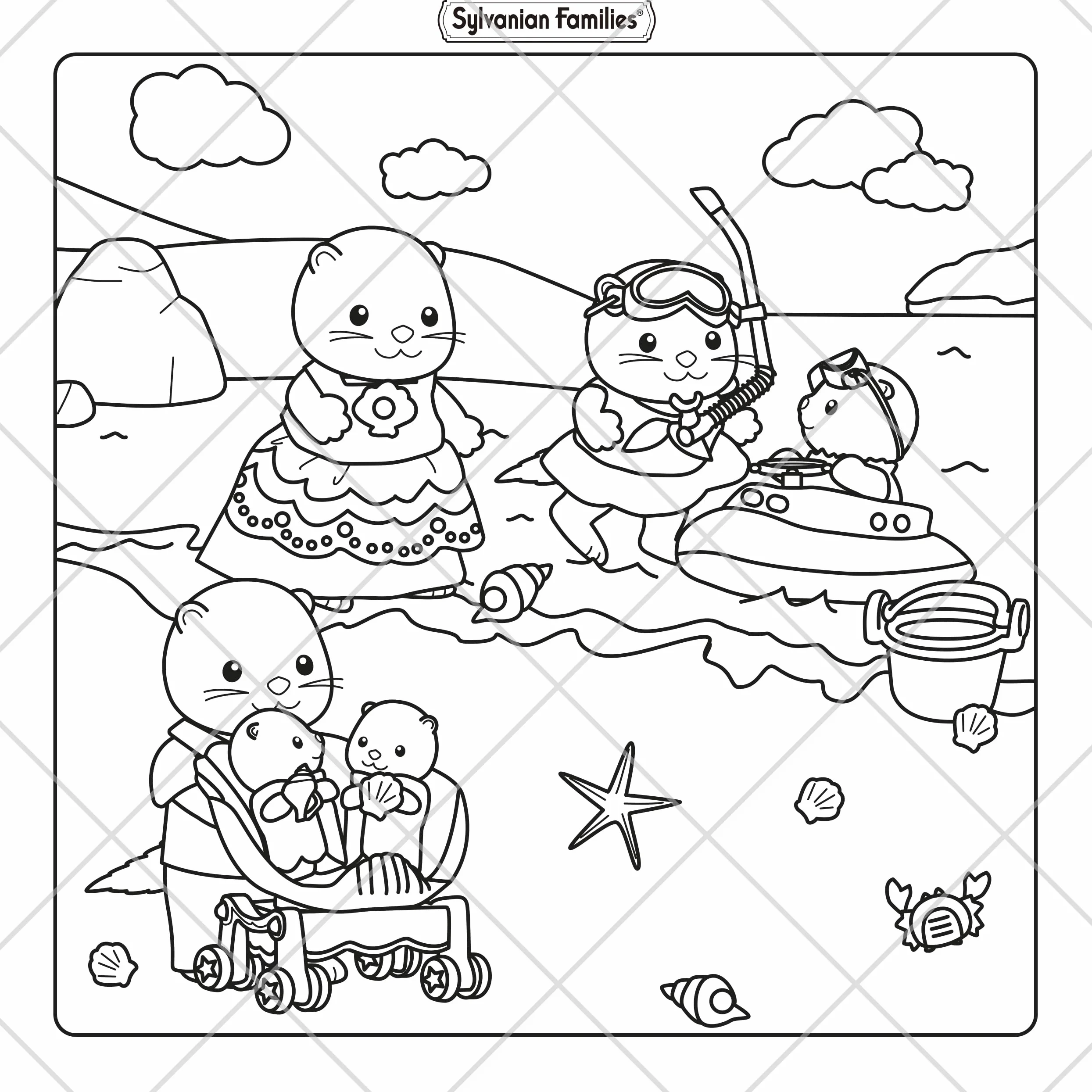 Sylvanian Families Cosy Adventures: Cute and Comfy Colouring for All Ages