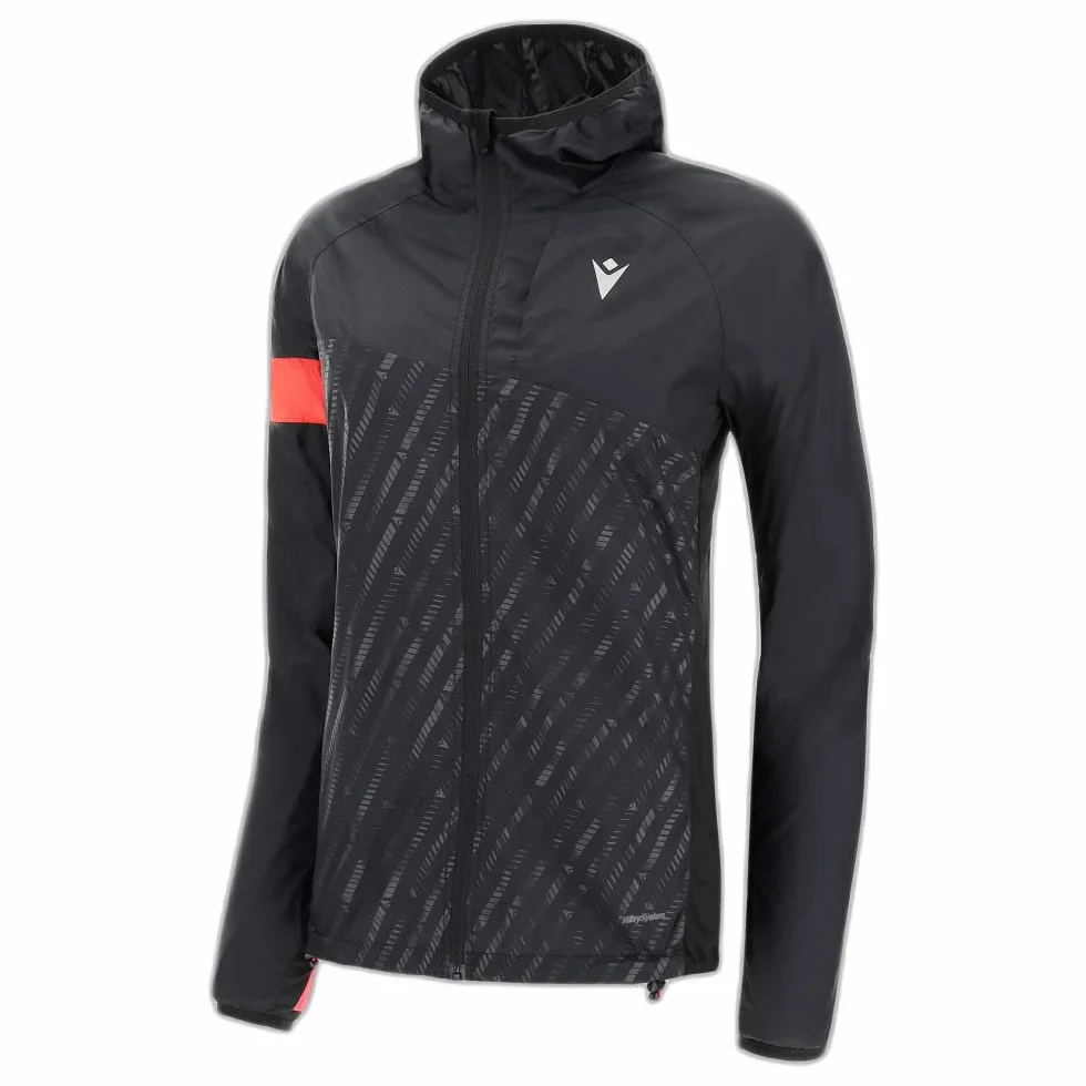 Macron Kurtka wiatroszczelna Kobiety Run Scc Doris Reflex W-break Light Jkt Blk/Ncor Wmn