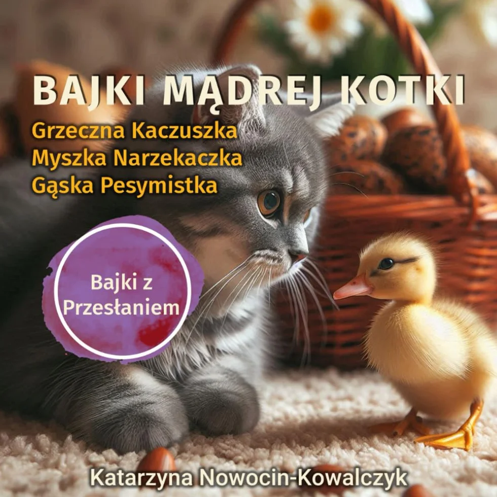 BAJKI MĄDREJ KOTKI: Grzeczna Kaczuszka, Myszka Narzekaczka, Gąska Pesymistka: Bajki z Przesłaniem