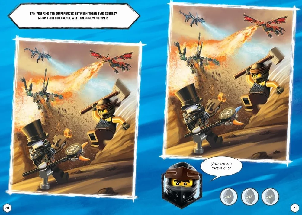 LEGO® NINJAGO®: 800 Stickers: Defenders of Ninjago World