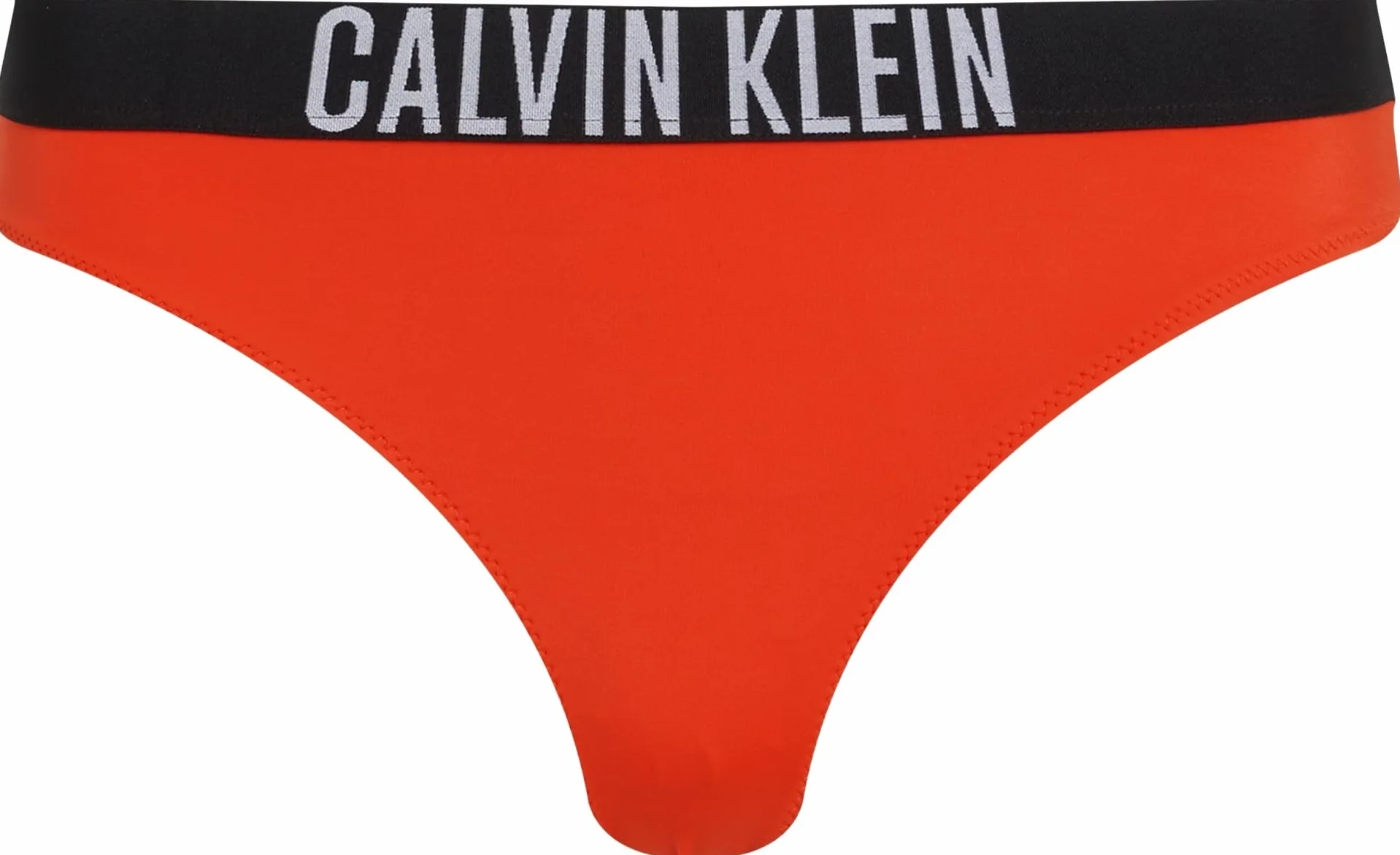 CALVIN KLEIN BIKINI Damskie majtki kąpielowe, czerwone (Flaming Chili), 1XL, Czerwony (Flaming Chili), XL