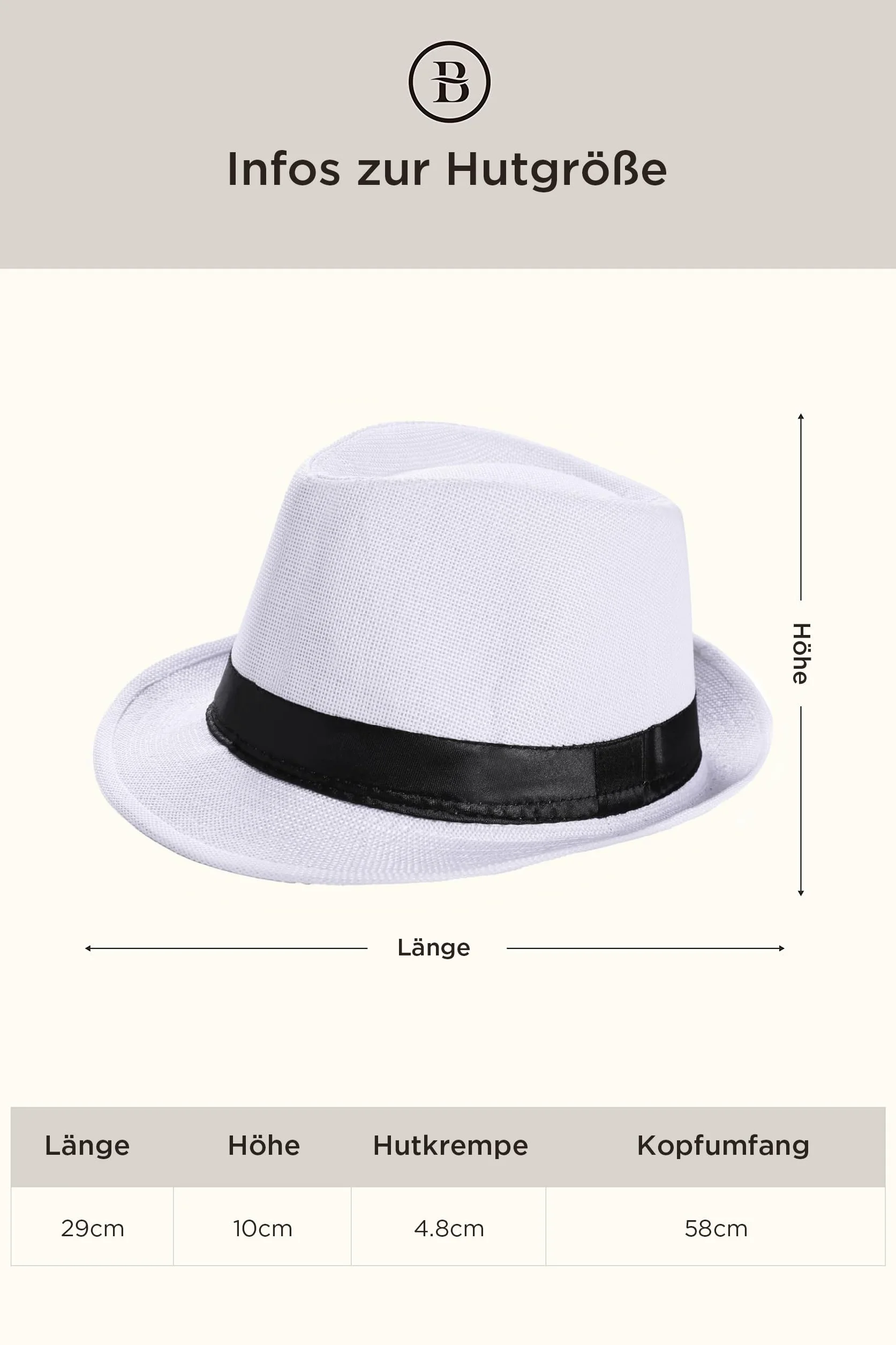 Coucoland Kapelusz Panama Mafia Gangster męski Fedora Trilby Bogart kapelusz męski z lat 38. XX wieku, kostium Gatsby, oryginalny