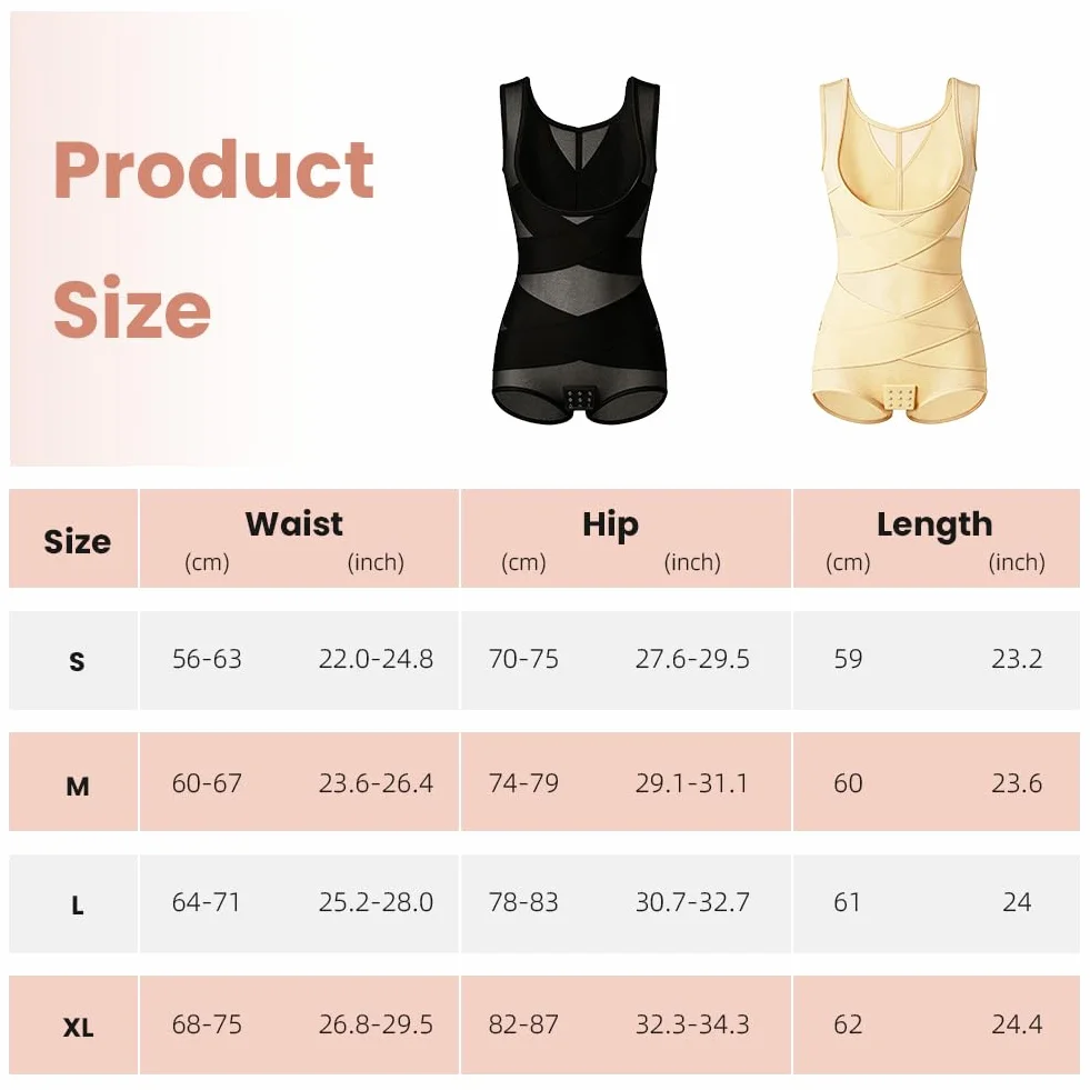 DiULi Damskie body modelujące brzuch, płaskie, modelujące ciało, dekolt w kształcie litery U, biustonosz podtrzymujący klatkę piersiową, oddychająca siateczka, opaska na głowę, wyszczuplający