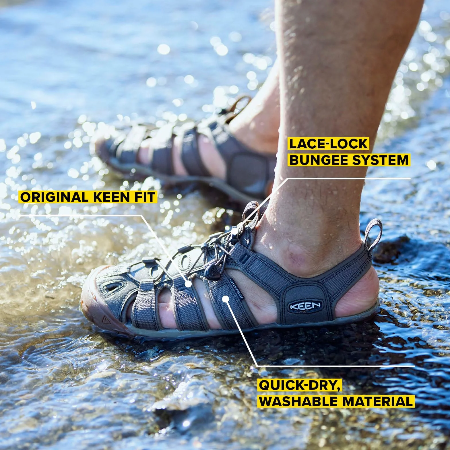 KEEN Mężczyźni Clearwater CnxSandały