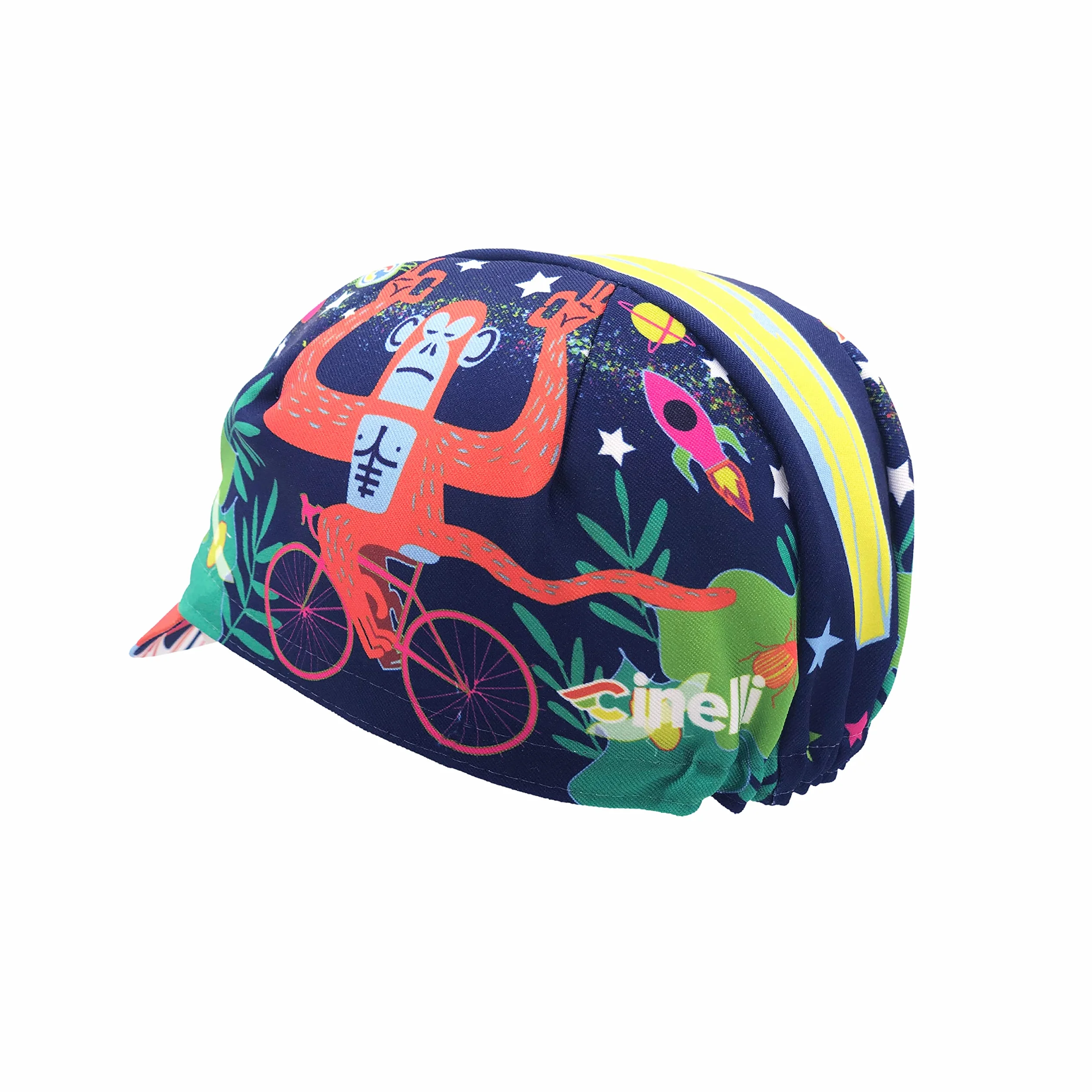 Cinelli LIDA Czapka rowerowa Ziruffo, Jungle Zen, jeden rozmiar