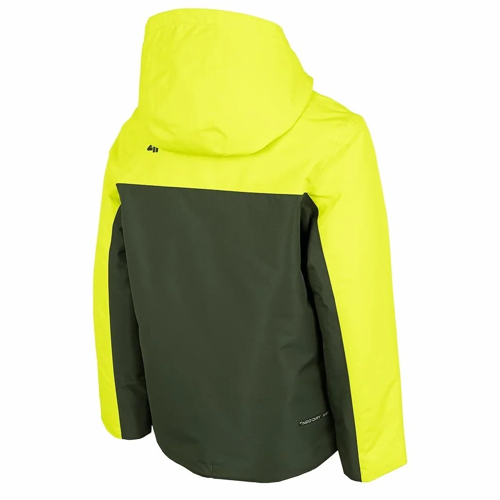 4F Brees ocieplana kurtka narciarska (chłopca), khaki, 10, Khaki, 10