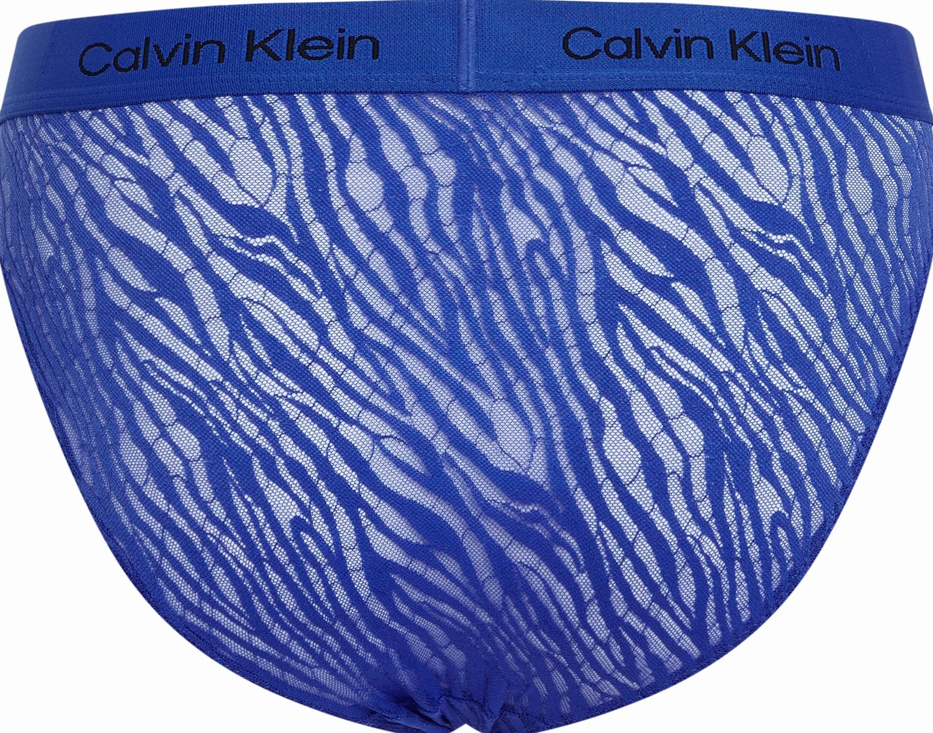 Calvin Klein Damskie bikini z wysokim stanem, olśniewający niebieski, M, niebieski (Dazzling Blue), M