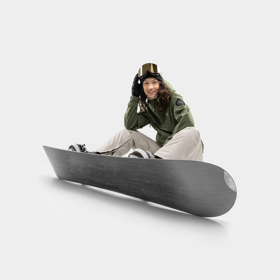 SIROKO - Kurtka Snowboardowa z Kieszenią Kangurką dla Kobiet Siroko W3-W Robson
