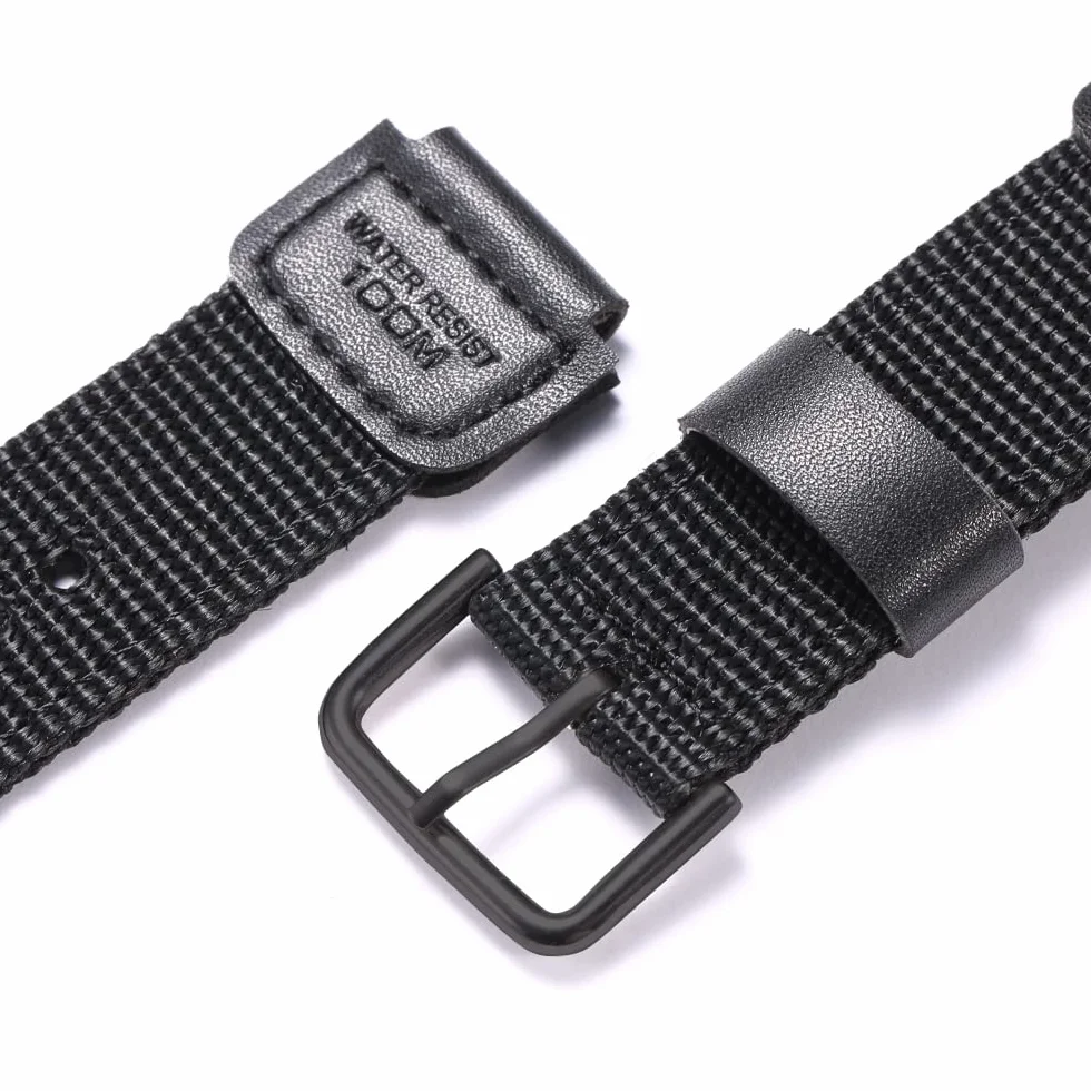 Nylonowy pasek 18 mm kompatybilny z zegarkami męskimi Casio AE1200WH AE-1000 SGW-300H/400 W-735 PRG270 - skórzany pasek zastępczy do zegarka, 18mm, Nylon, Stworzony kwarc