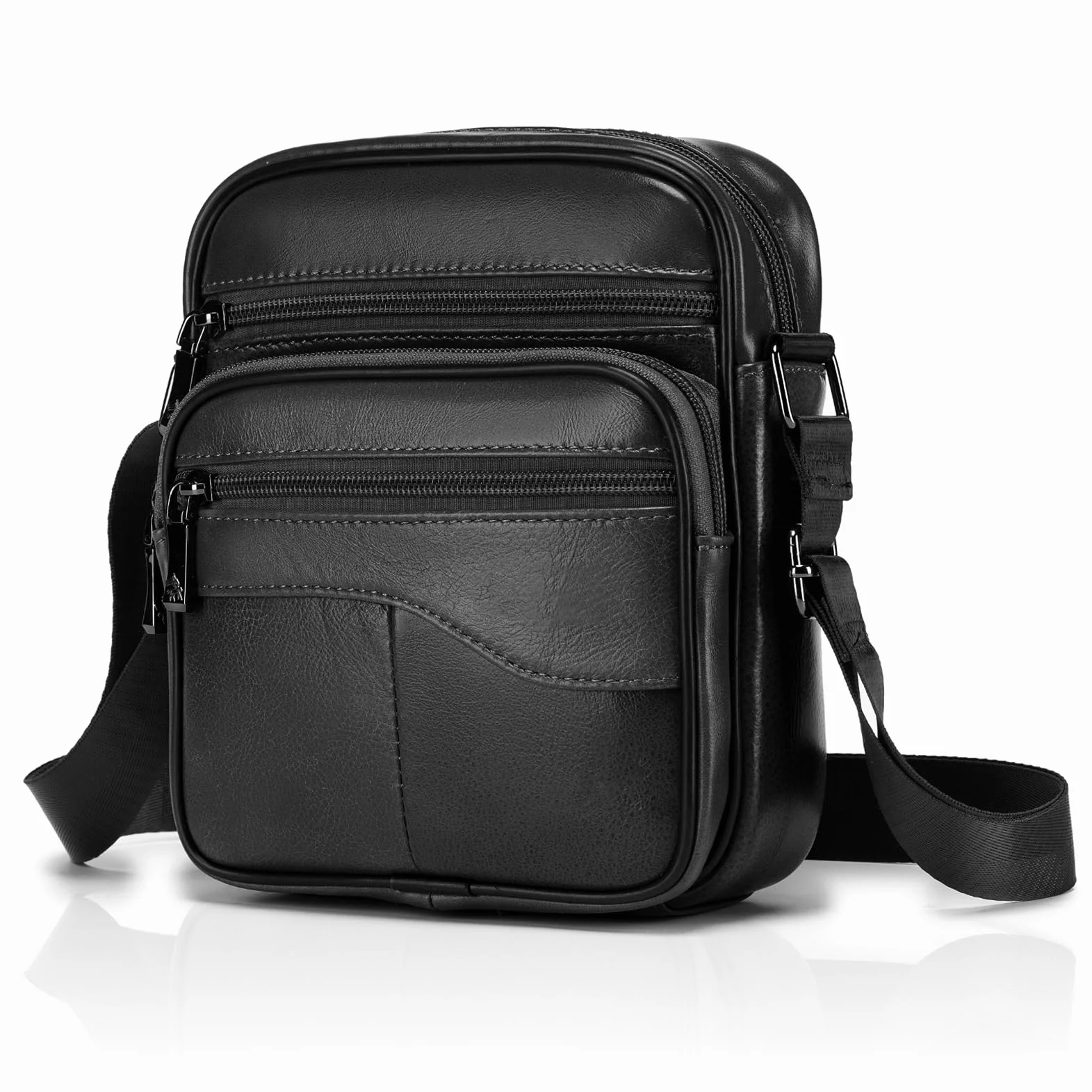 SPHAER Męska Torba Na Ramię Skórzana Torba Crossbody Męskie Torby Casualowe Torby Boczne Biznesowa Torba Kurierska Wodoodporna Z Regulowanym Paskiem Dla Mężczyzn Do Codziennego Użytku W Pracy