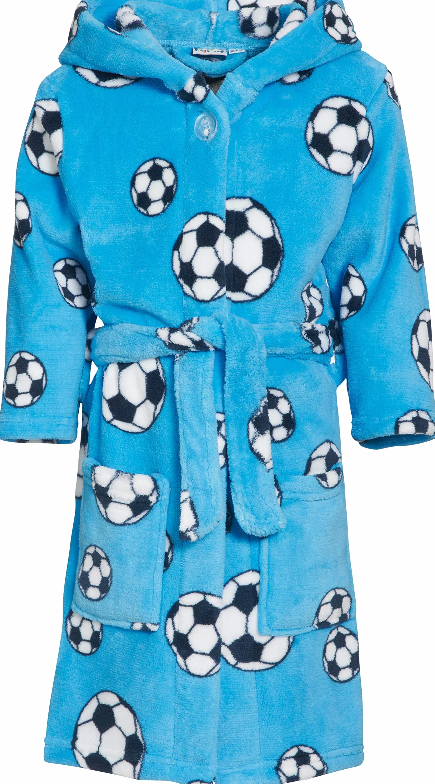 Playshoes Uniseks - Dzieci Szlafrok, Niebieski, 158-164 cm