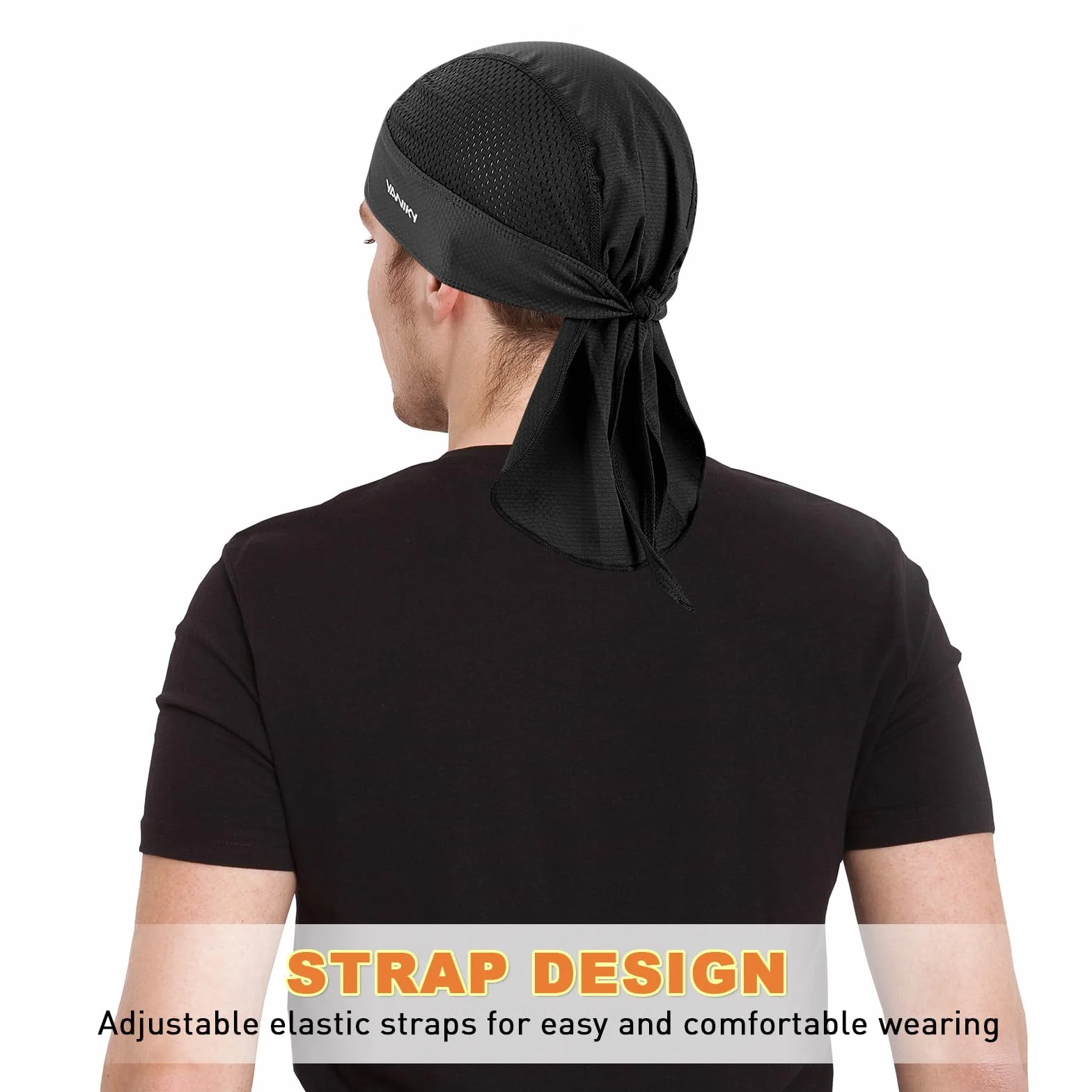 YANIKY Bandany czapki z czaszką dla mężczyzn, kobiet czapka z czaszką wkładka kask czapka kolarska Durags motocykl bandana odprowadzająca pot do szmatki
