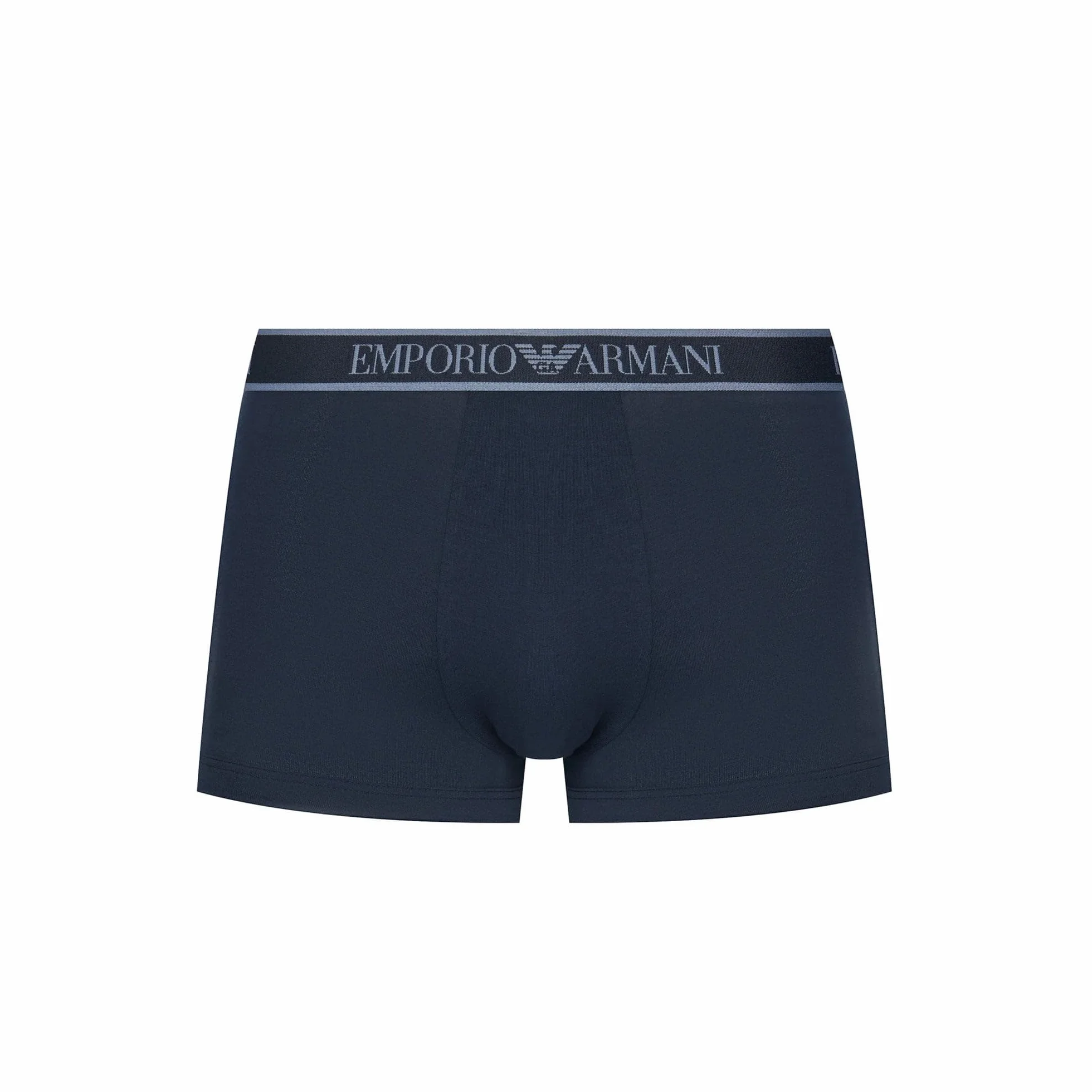 EMPORIO ARMANI Męskie CORE Logoband 3-pak Trunk, niebieski, M, NIEBIESKI, M