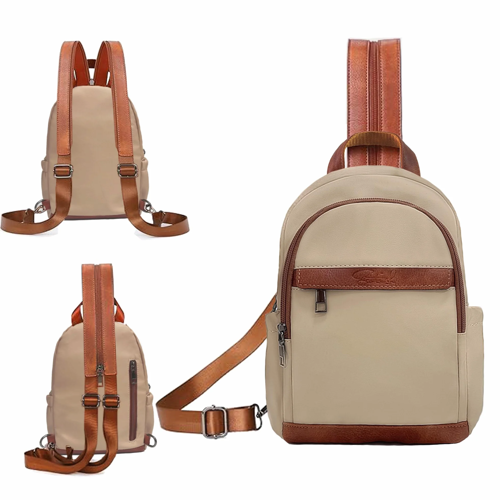 Mini plecak damski, mały – plecak miejski, torebka antykradzieżowa, wodoszczelny, elegancki plecak crossbody, plecak damski, na co dzień, na podróż, czas wolny, zakupy, do pracy