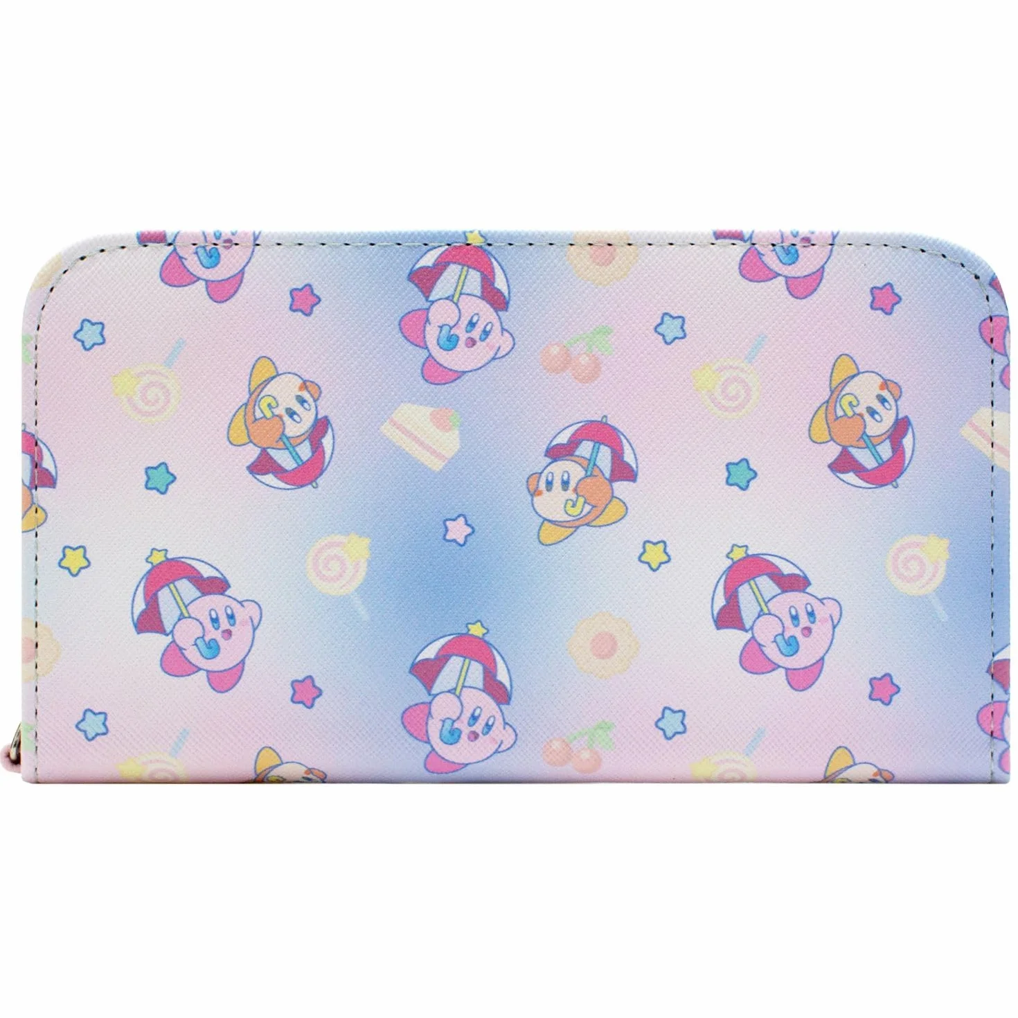 Kirby Parasol Waddle Dee Kraina Snów Portfel/Sakiewka Clutch Kieszonka Na Monety & Uchwyt Na Karty, Różowy