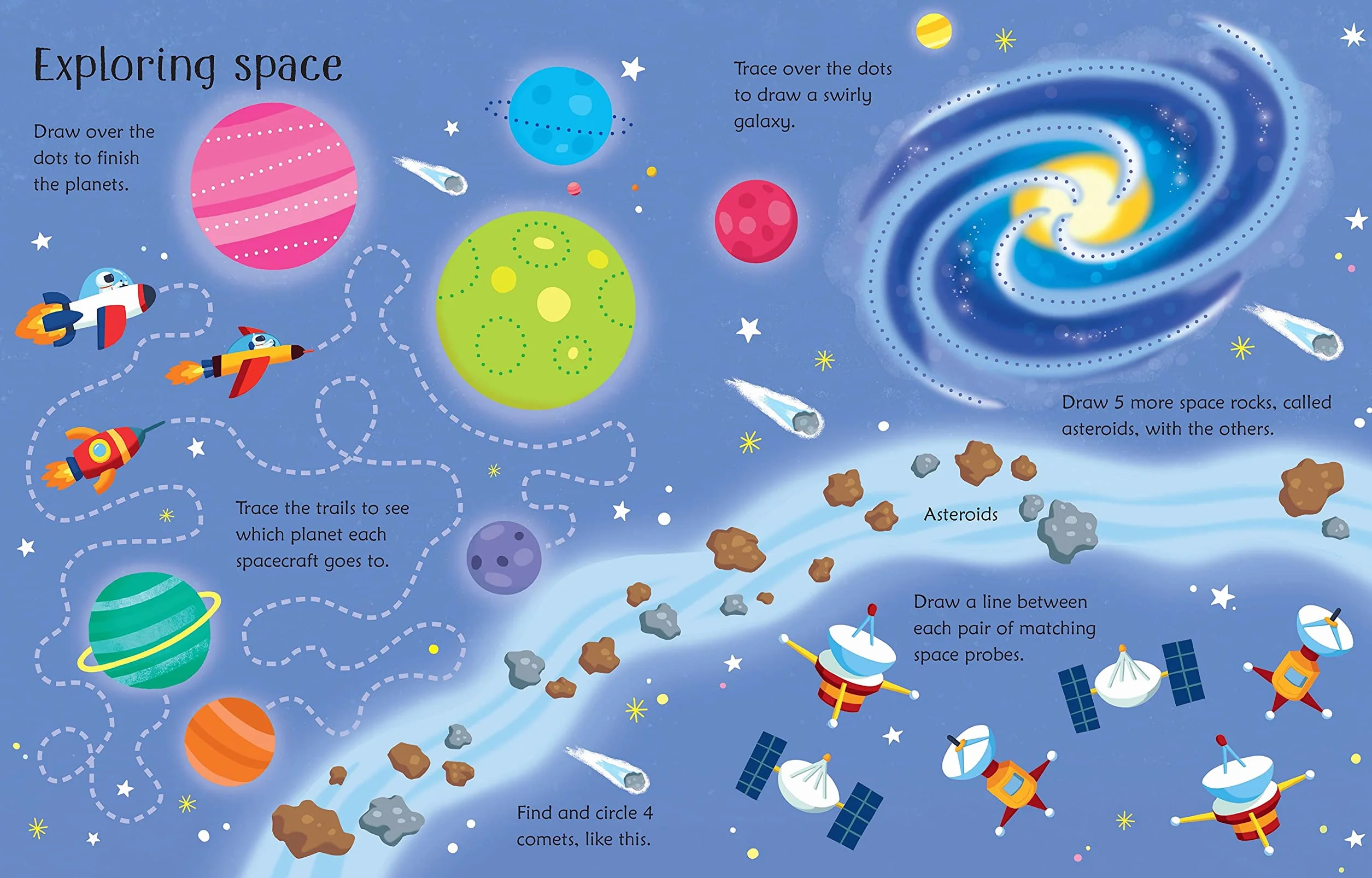 Wipe-Clean Space Activities (Wipe-Clean Activities): 1