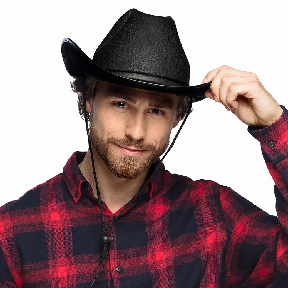Boland - Kowbojski kapelusz dla dorosłych, nakrycie głowy, szeryf, jeździec rodeo, dziki zachód, kostium, karnawał, impreza tematyczna