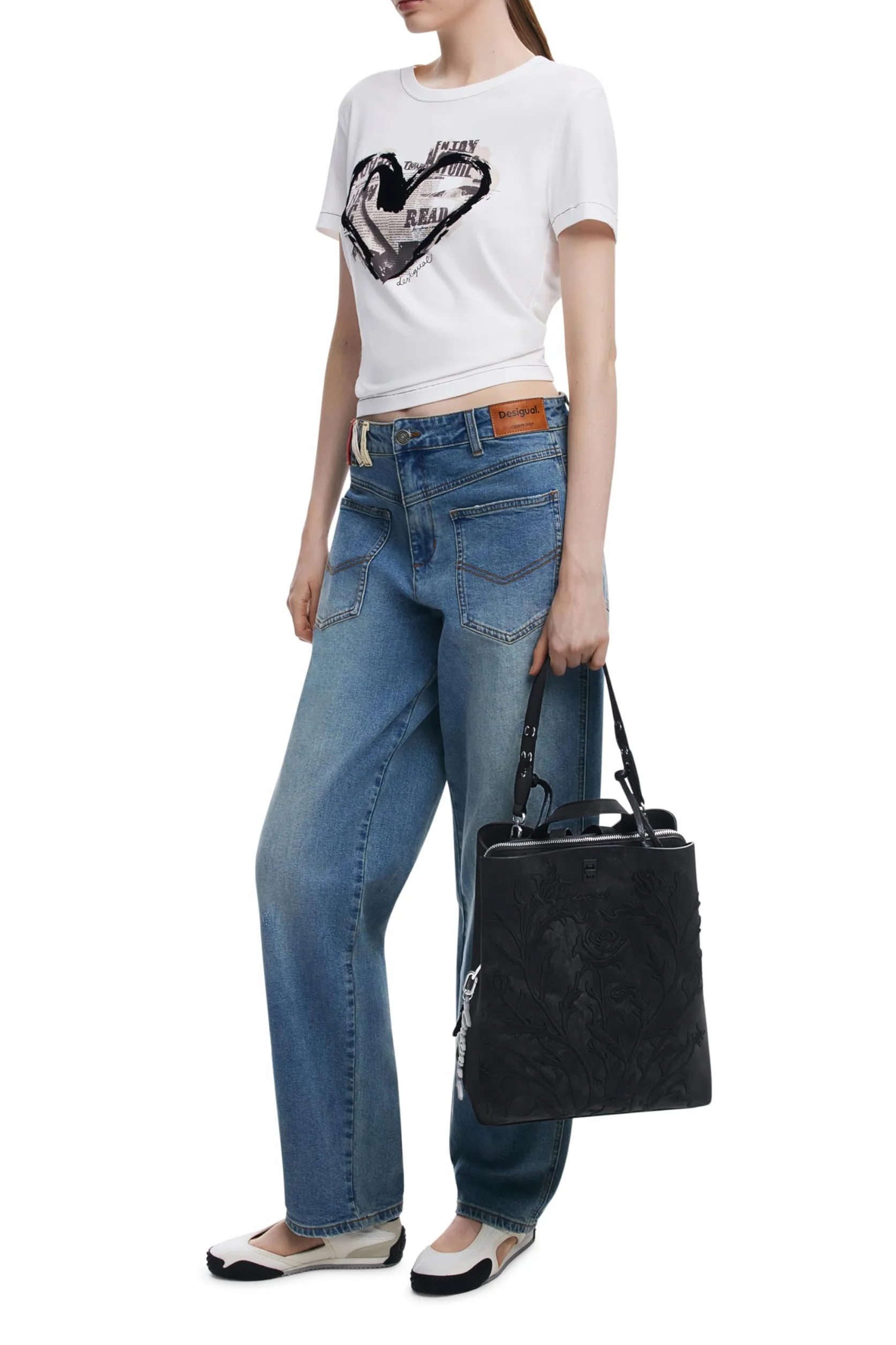 DESIGUAL ZAINO DONNA NERO