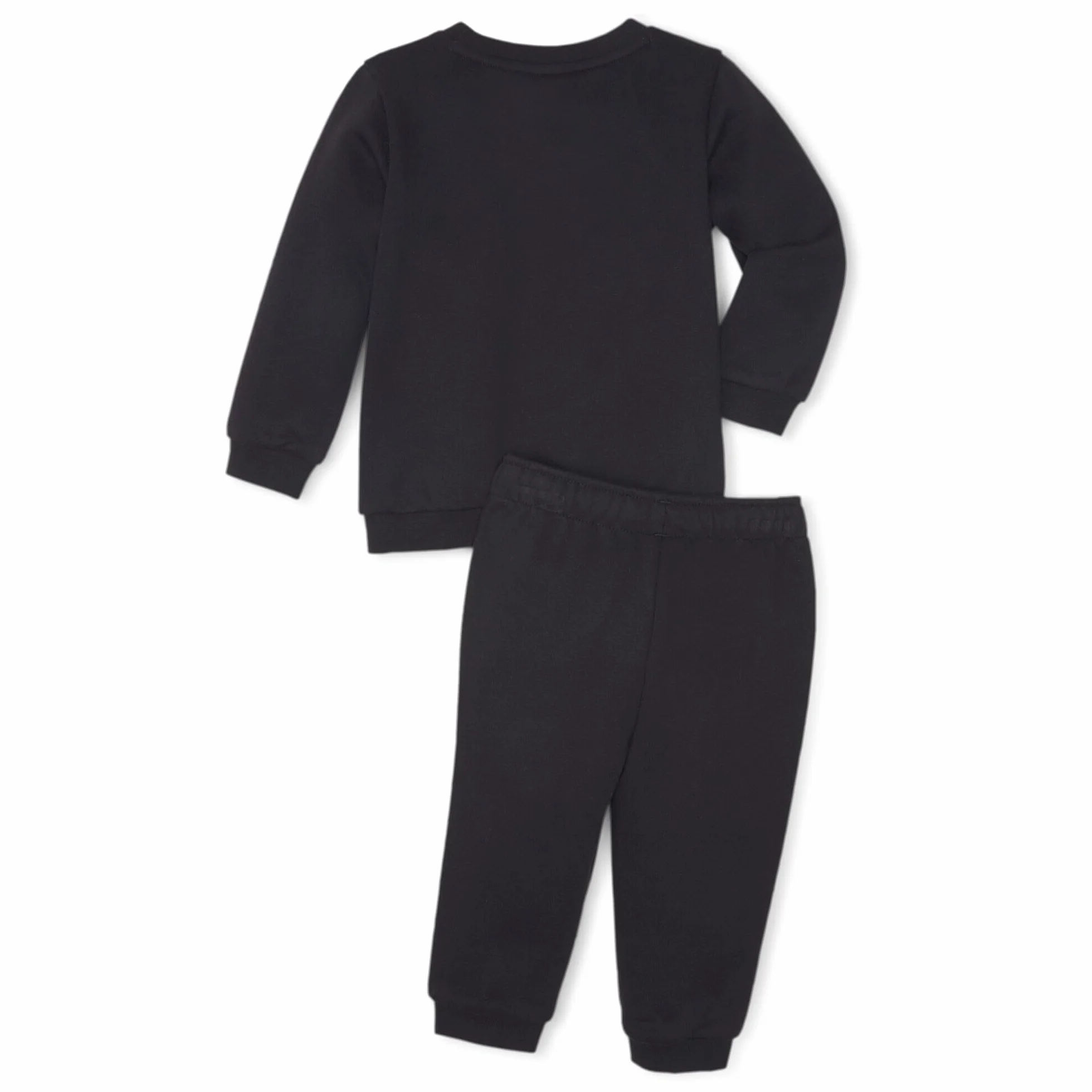 PUMA Minicats ESS Crew Jogger FL, Cotton Black, 104