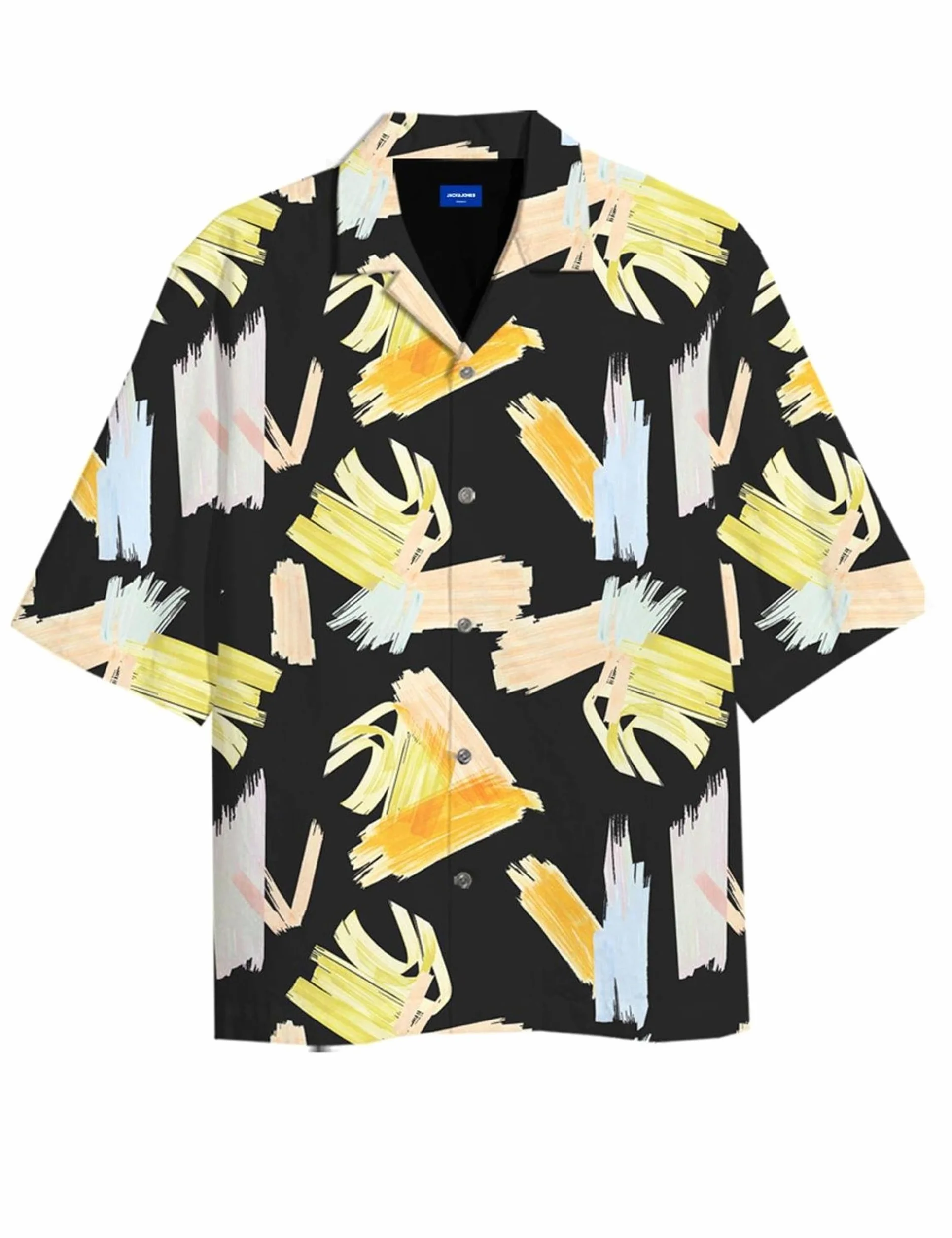 JACK & JONES Koszula z krótkim rękawem Chłopcy Jorjeff Gallery Aop Resort Shirt S Jnr