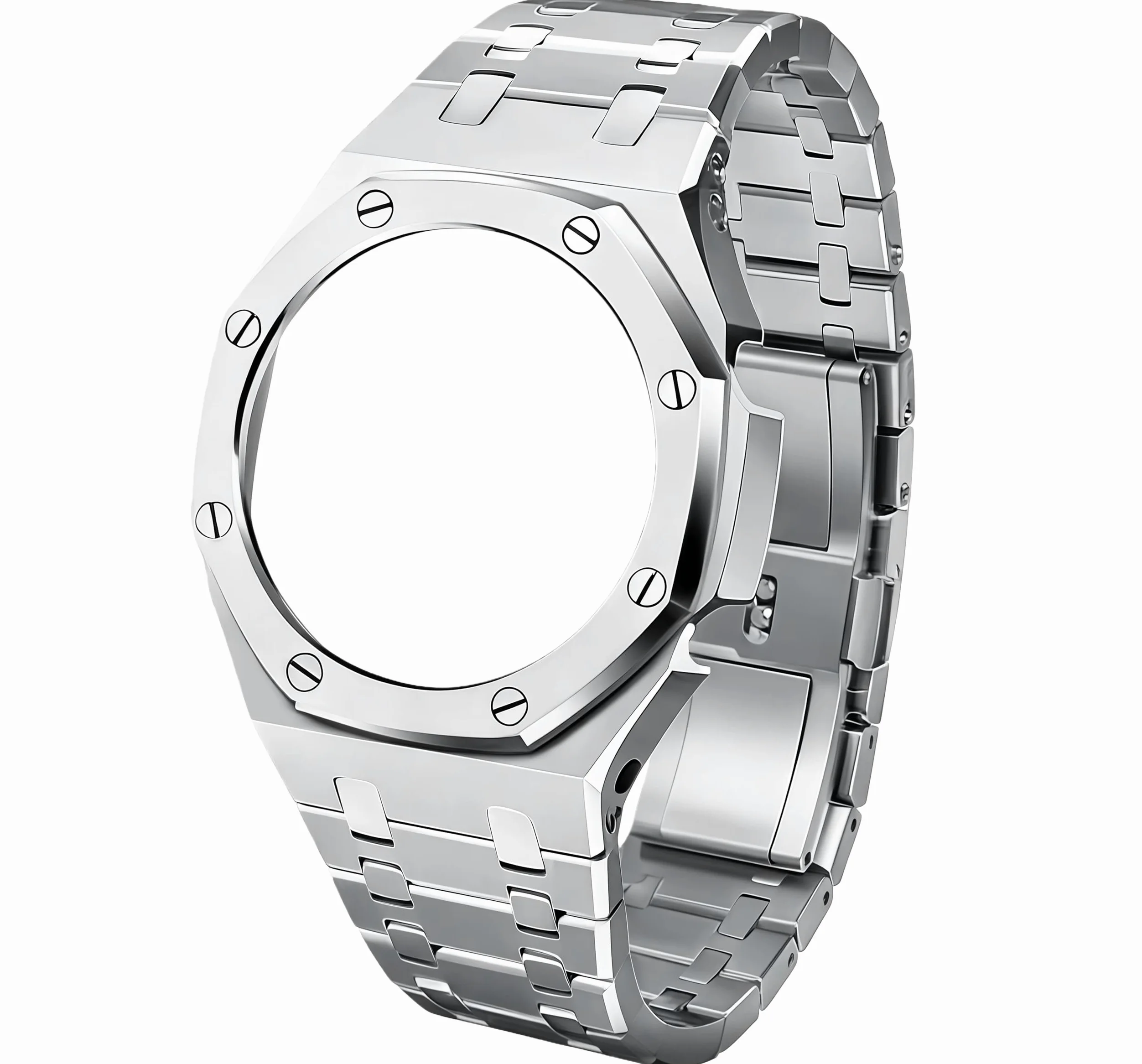 Zamienna bransoletka do zegarka 316L ze stali nierdzewnej kompatybilna z Casio G-Shock GA-2100 / GA-2110